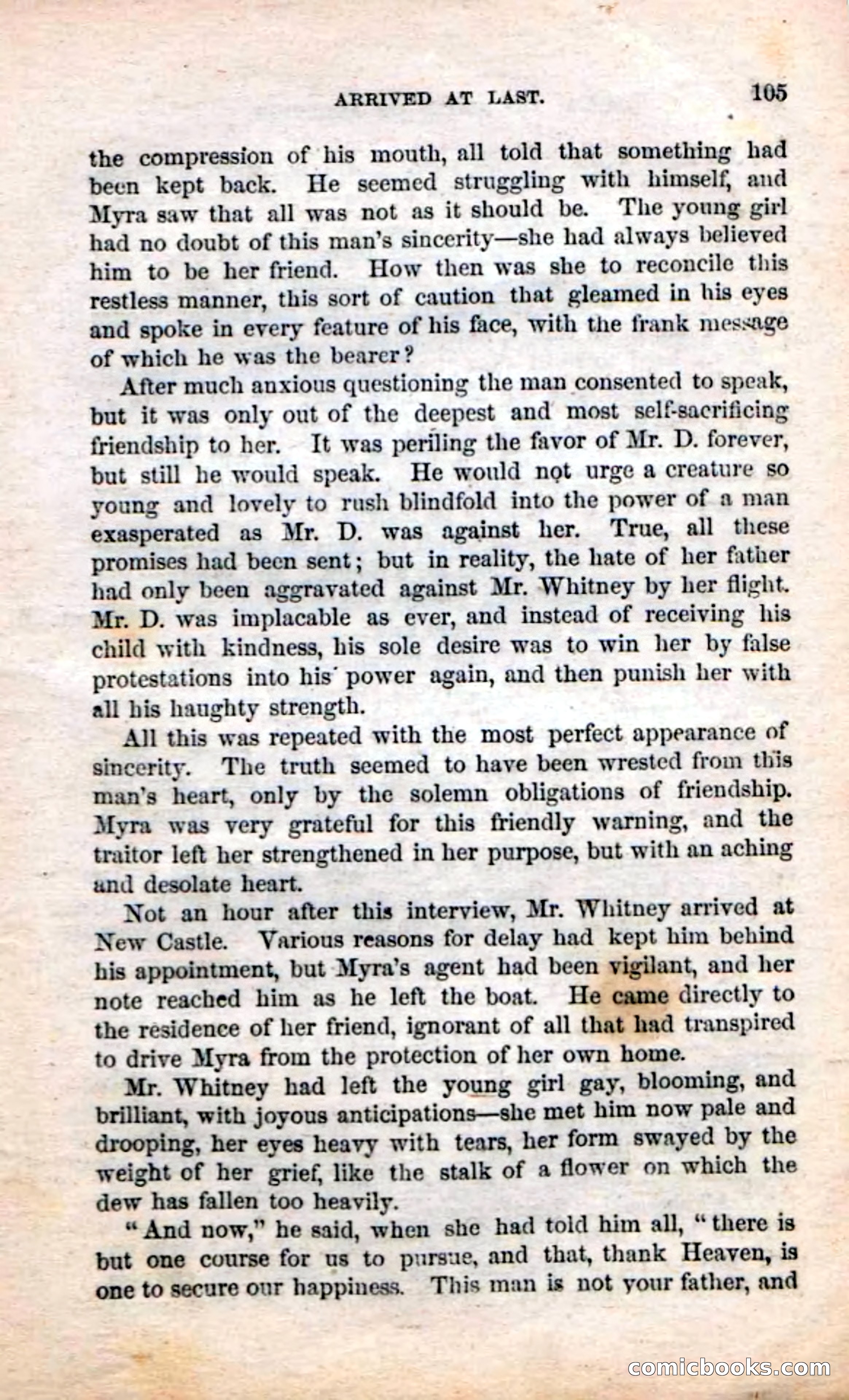 Beadle's Dime Novels No. 3: Myra, the Child of Adoption — page 107 of 130