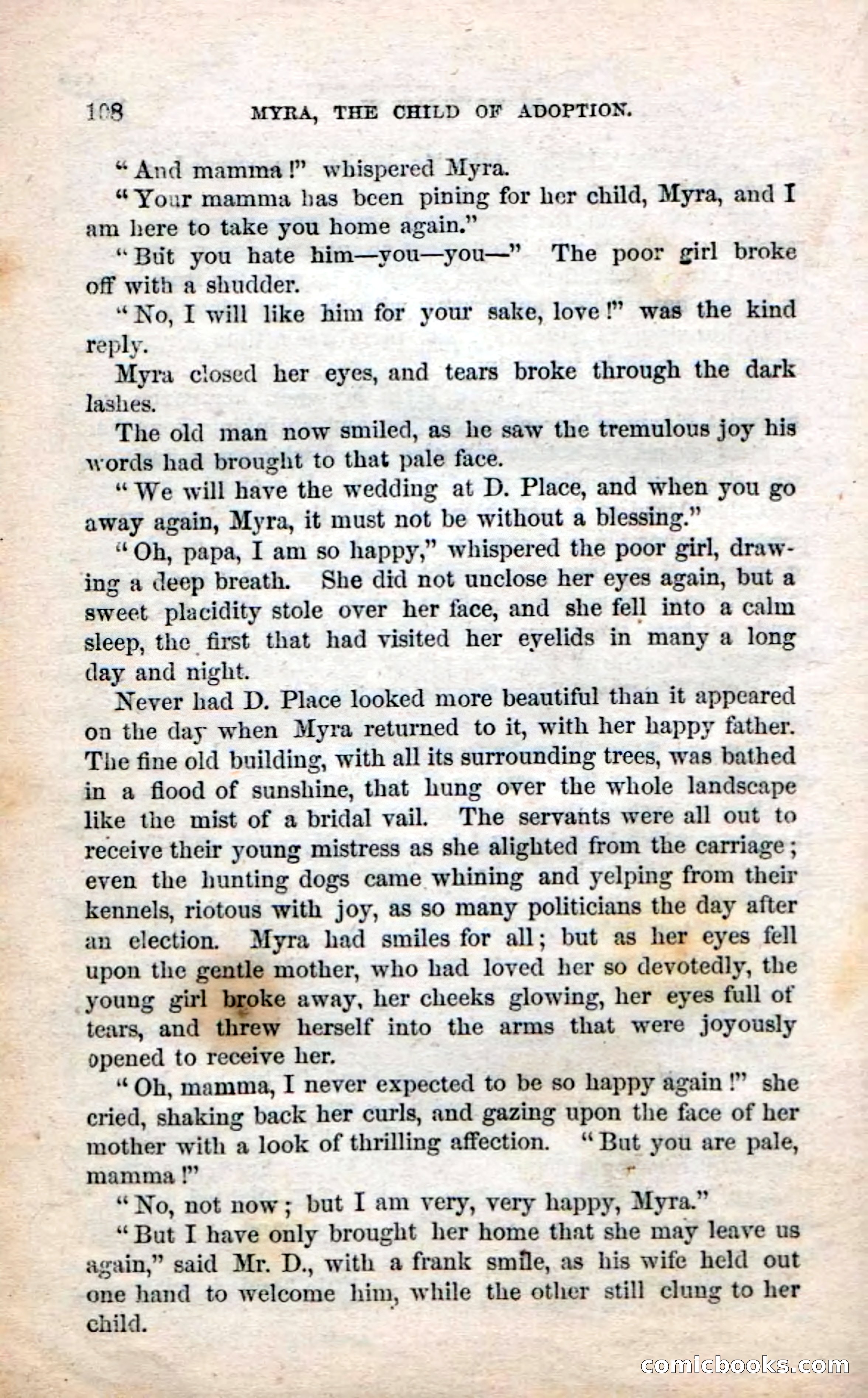 Beadle's Dime Novels No. 3: Myra, the Child of Adoption — page 110 of 130