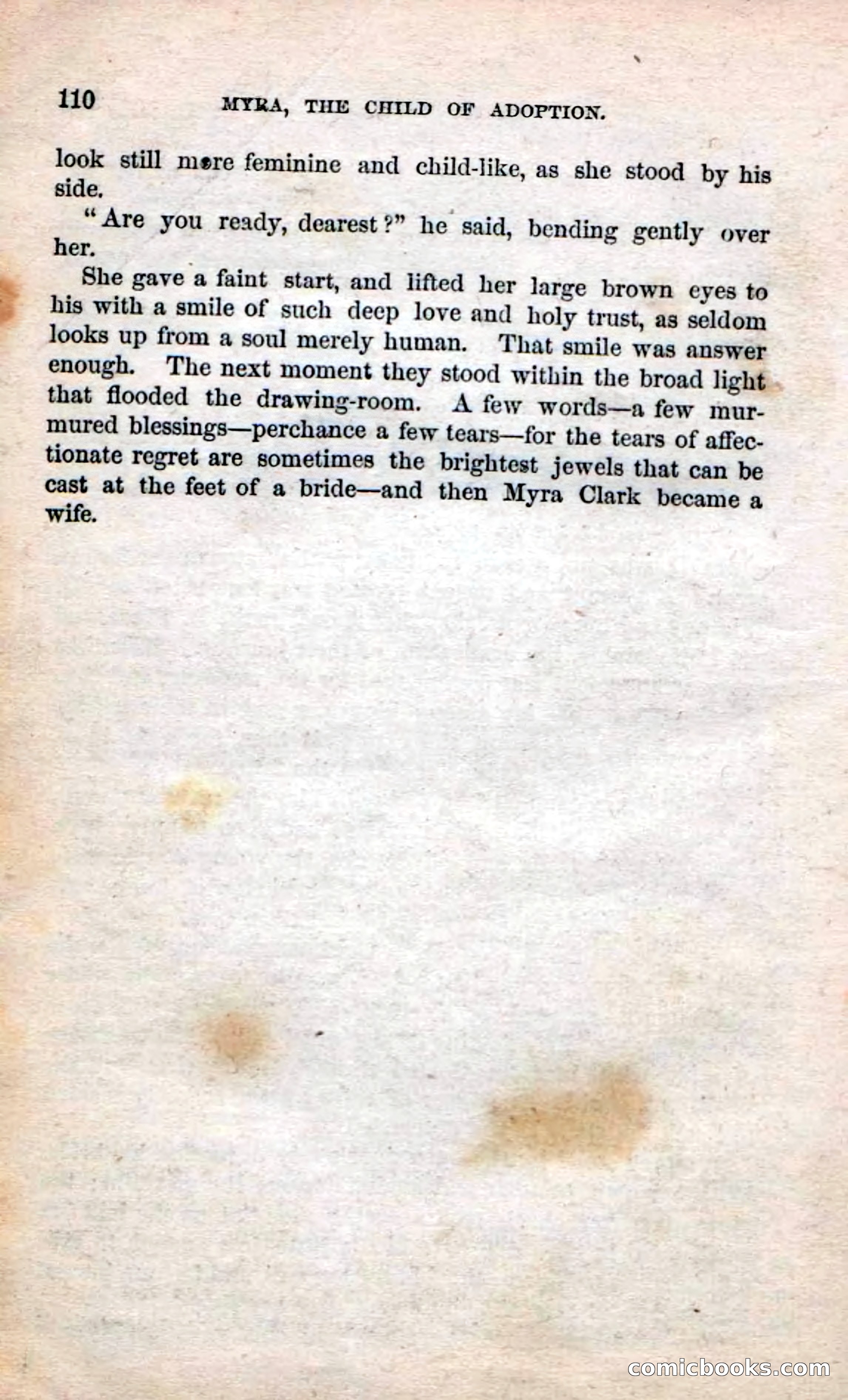 Beadle's Dime Novels No. 3: Myra, the Child of Adoption — page 112 of 130