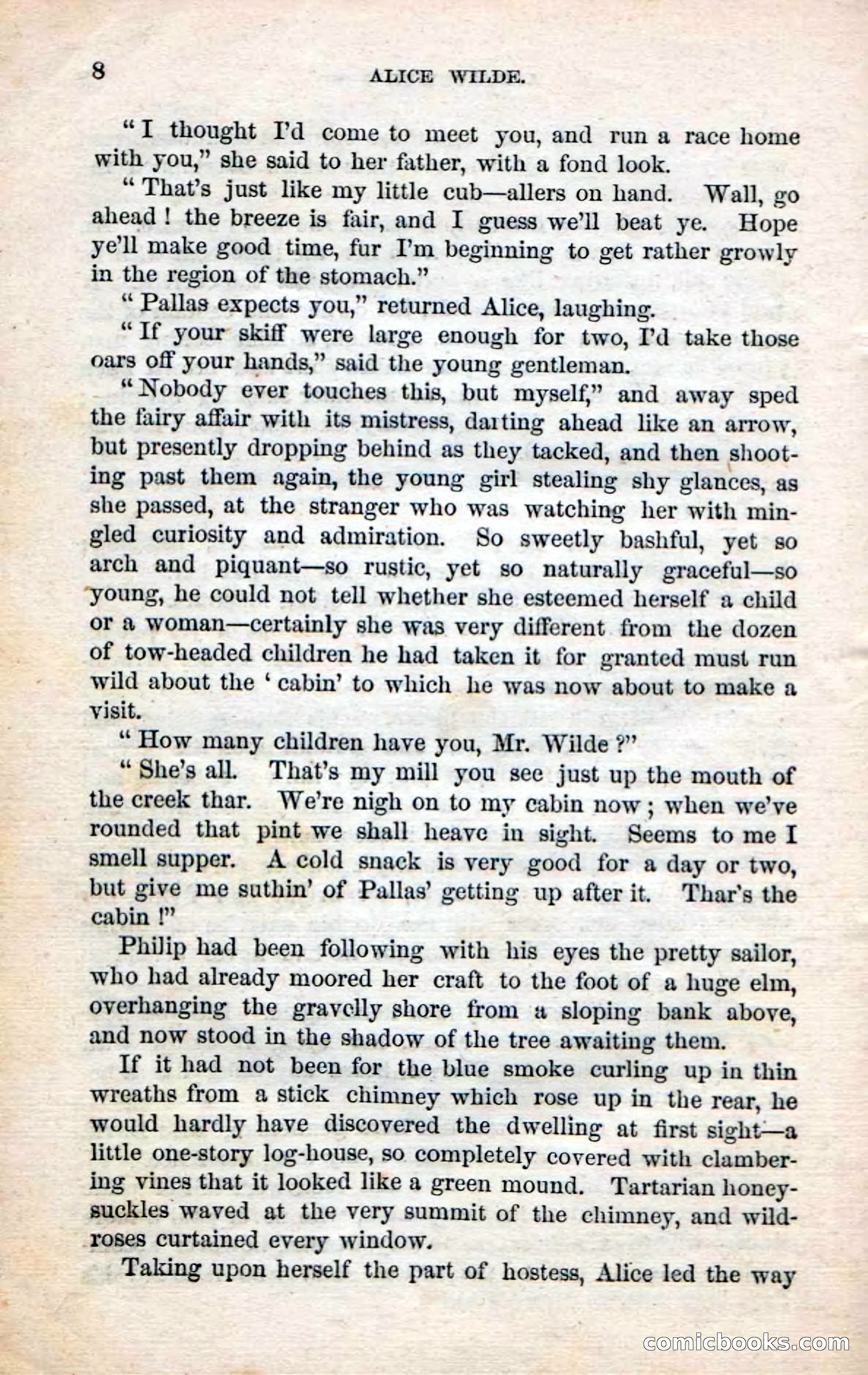 Beadle's Dime Novels No. 3: Myra, the Child of Adoption — page 126 of 130