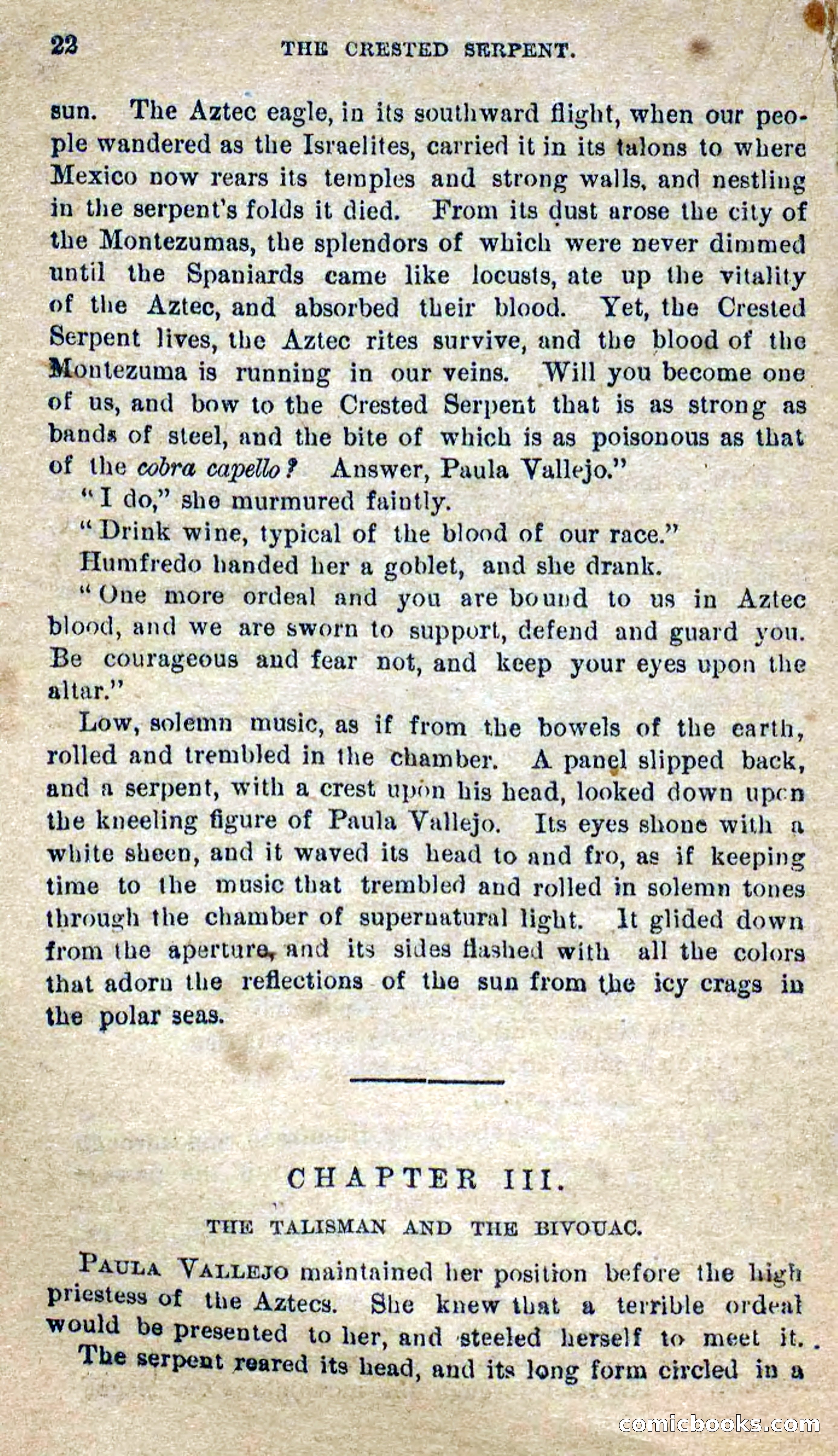 Beadle's Dime Novels No. 300: The Crested Serpent — page 18 of 100