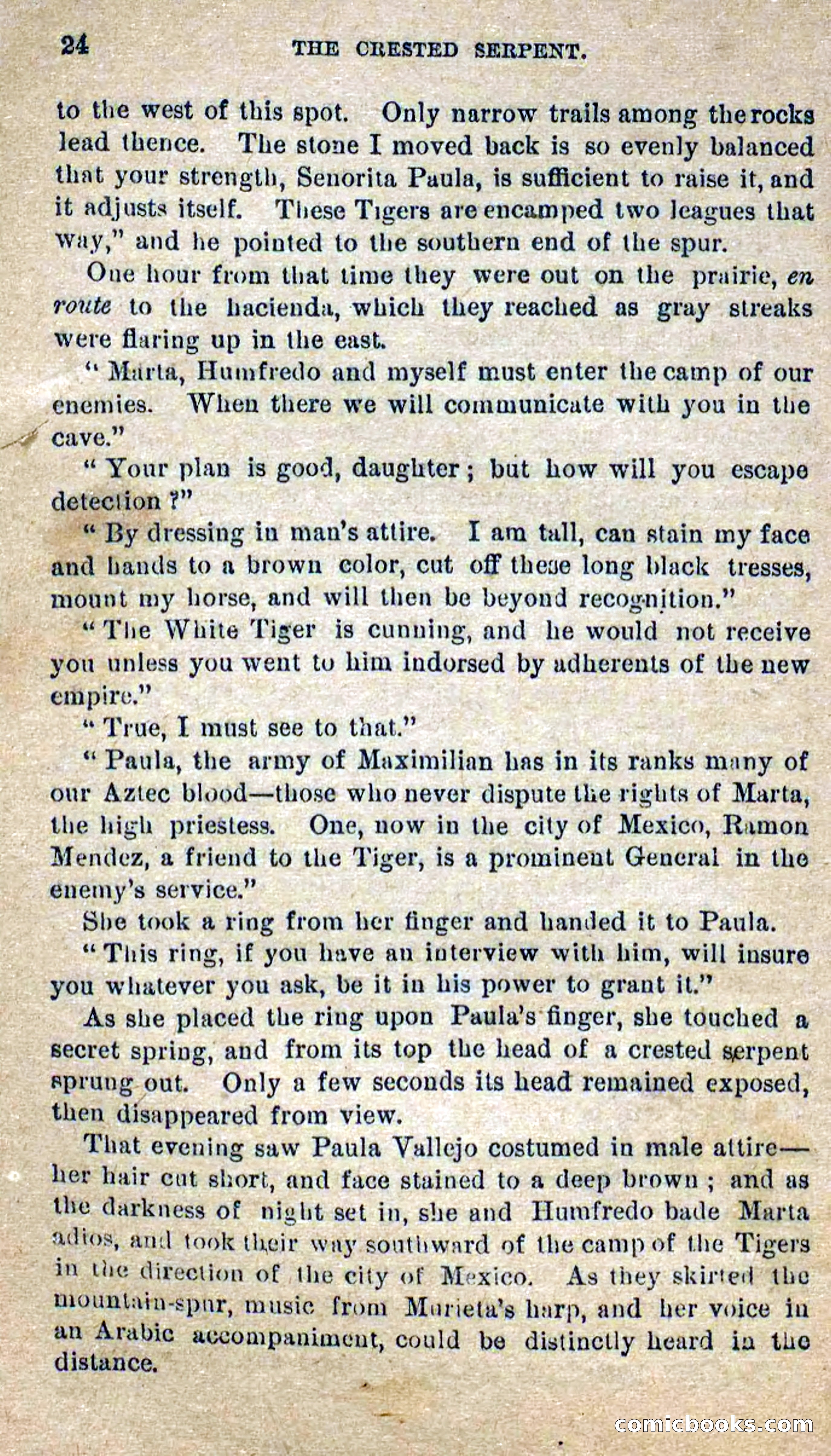 Beadle's Dime Novels No. 300: The Crested Serpent — page 20 of 100