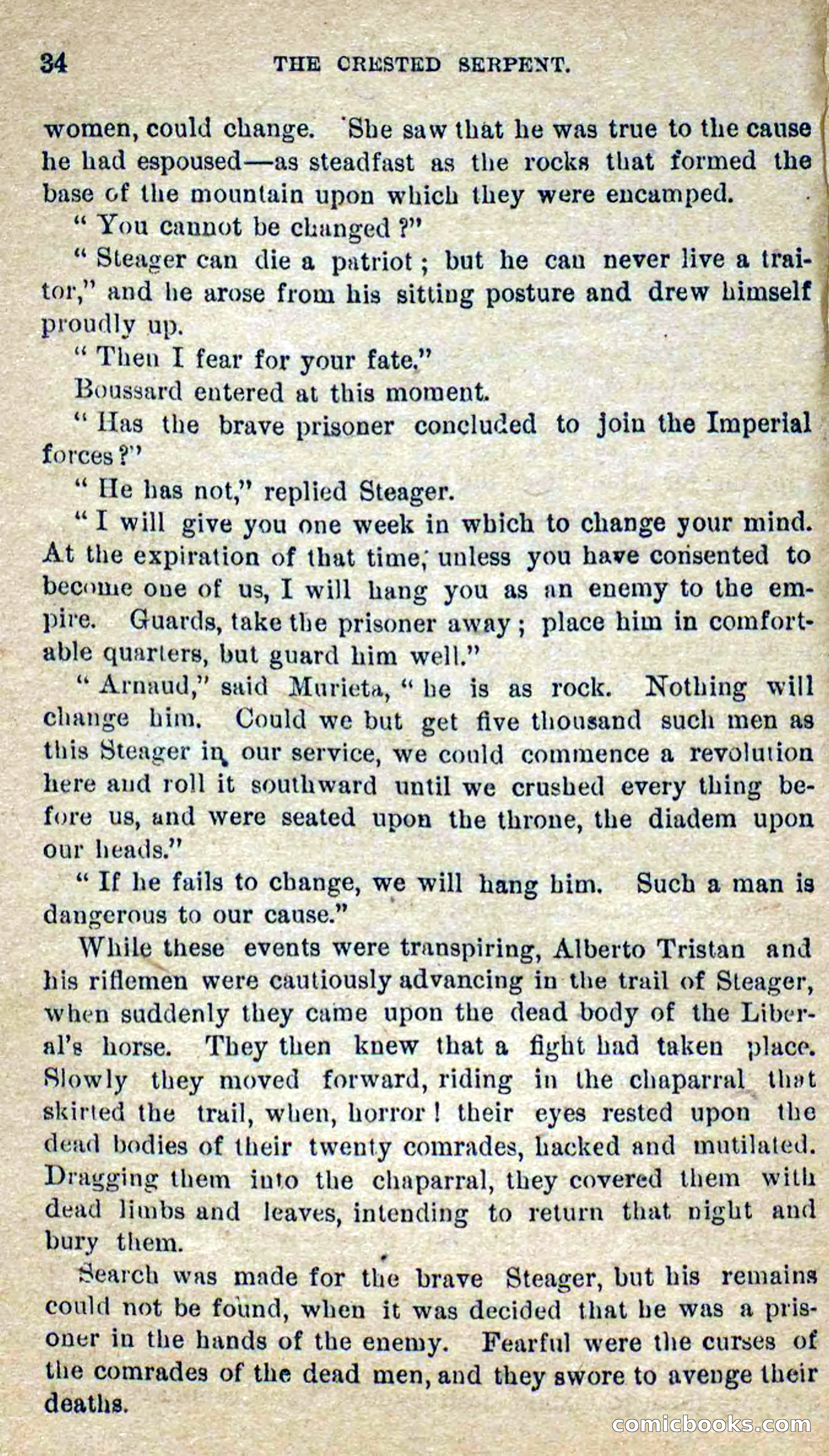 Beadle's Dime Novels No. 300: The Crested Serpent — page 30 of 100