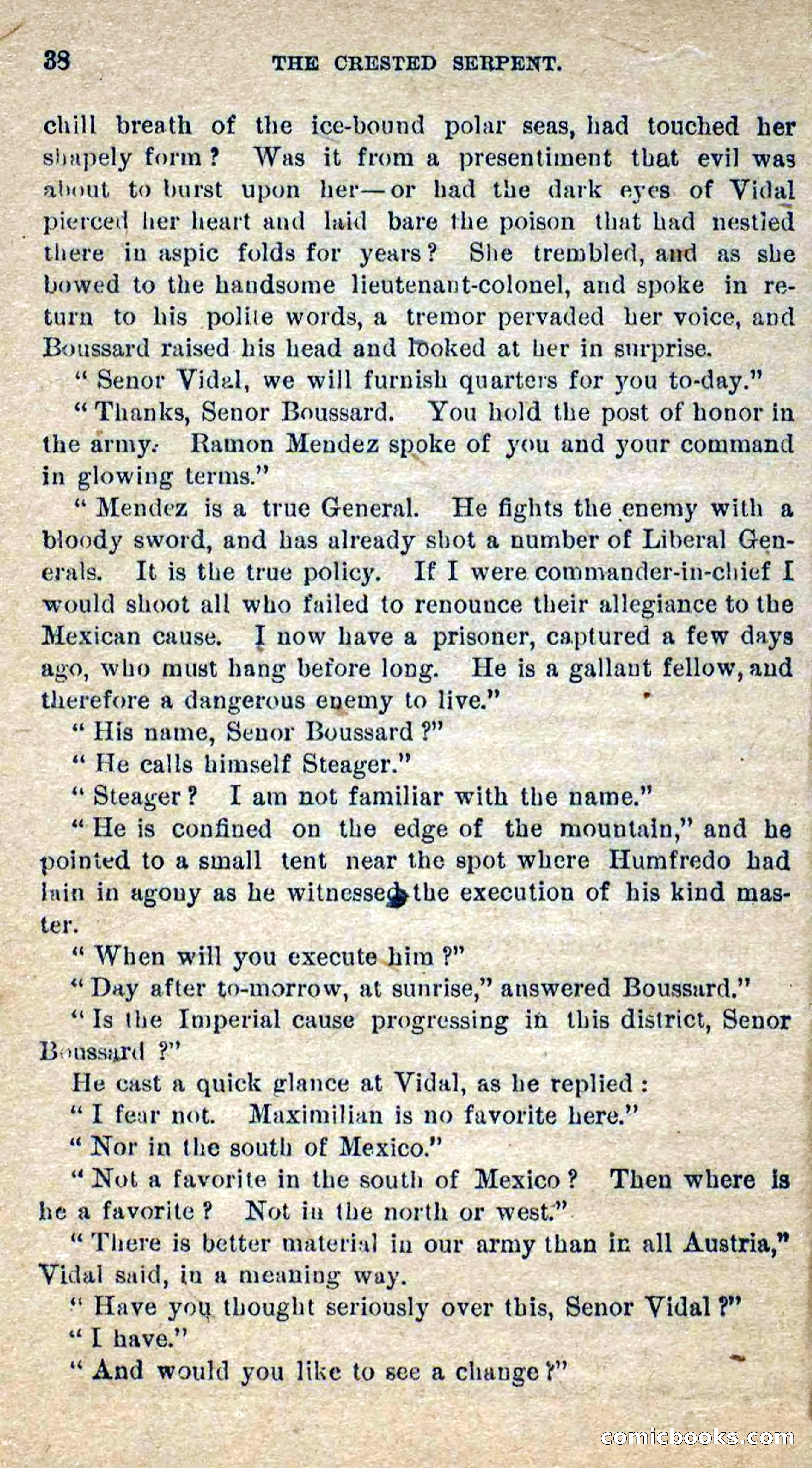 Beadle's Dime Novels No. 300: The Crested Serpent — page 34 of 100