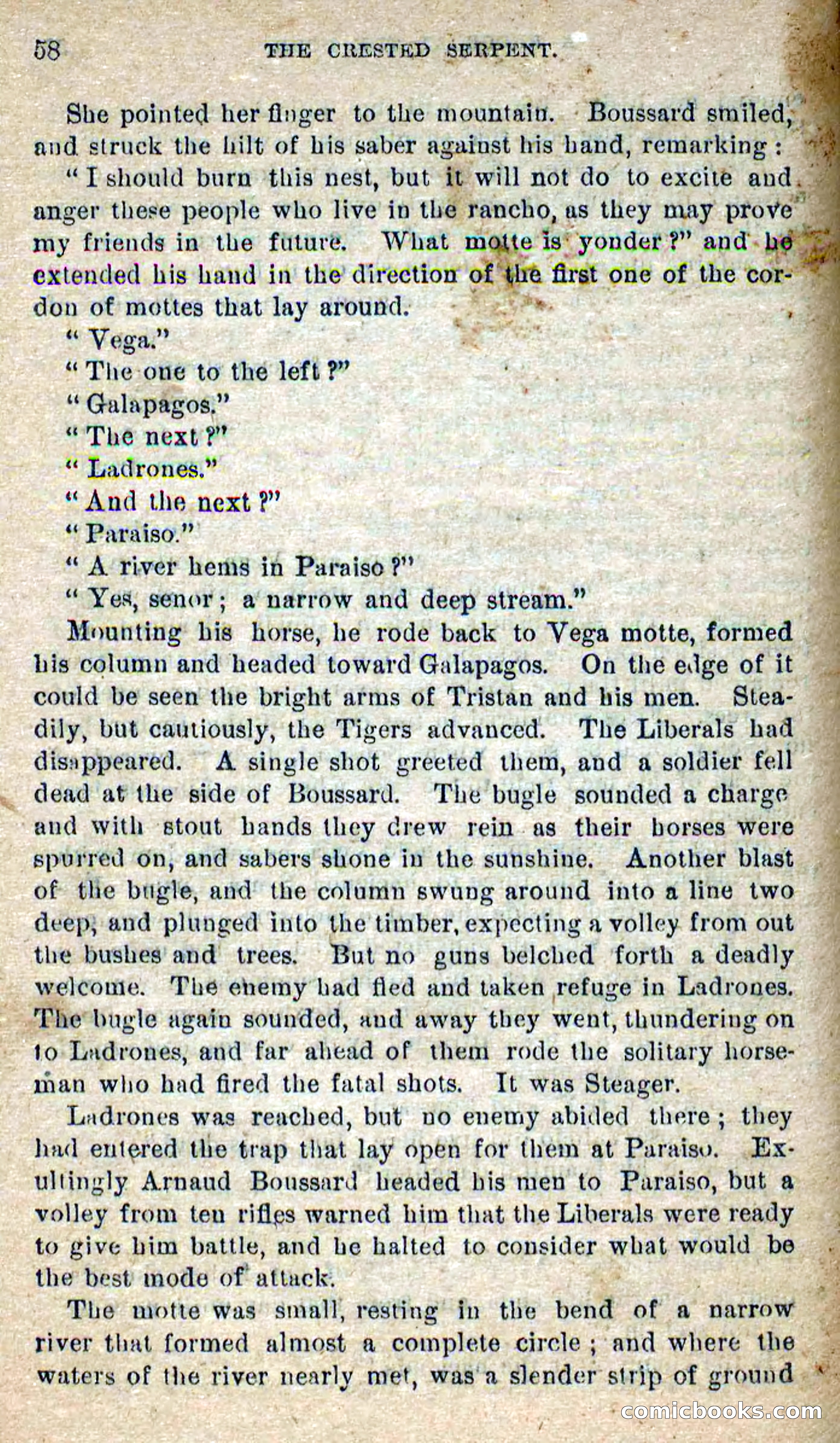 Beadle's Dime Novels No. 300: The Crested Serpent — page 54 of 100