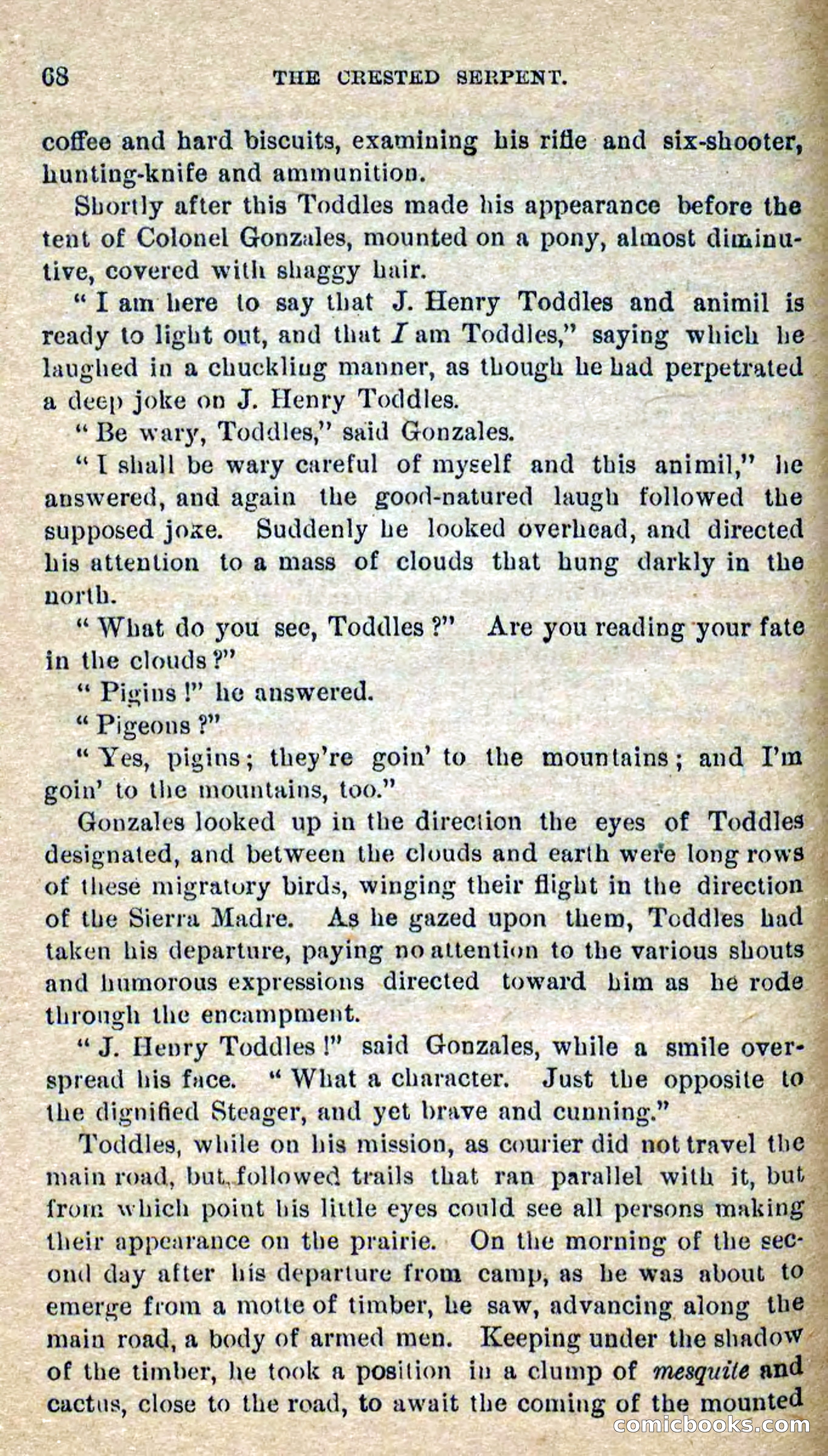Beadle's Dime Novels No. 300: The Crested Serpent — page 64 of 100