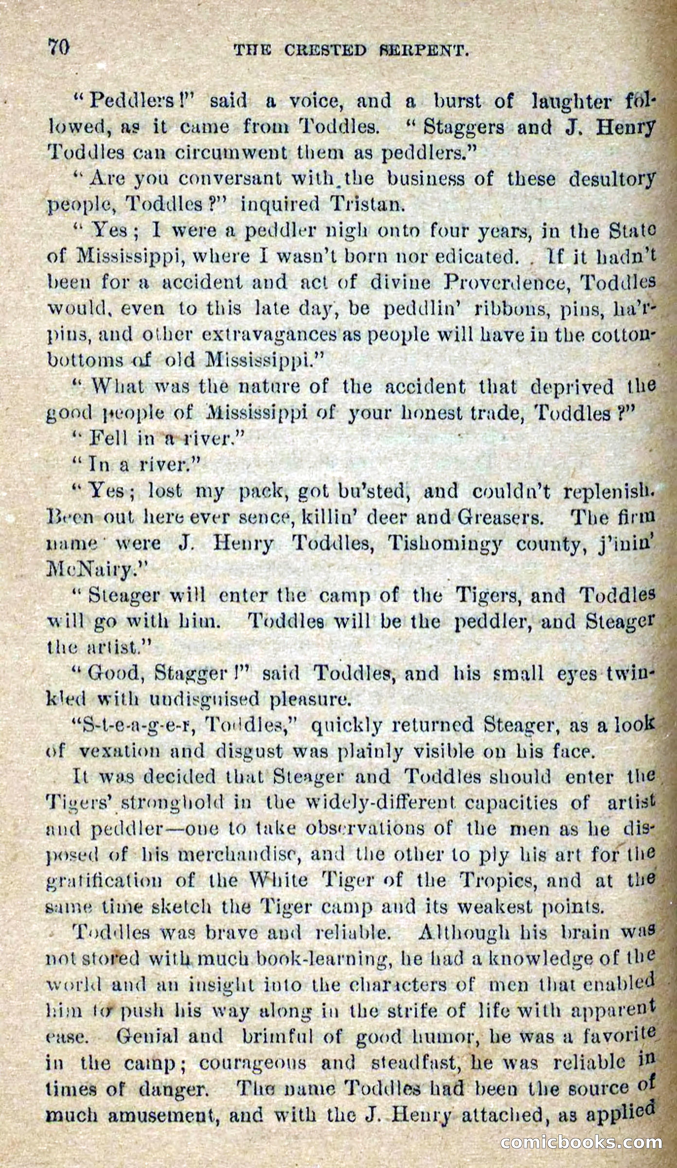 Beadle's Dime Novels No. 300: The Crested Serpent — page 66 of 100