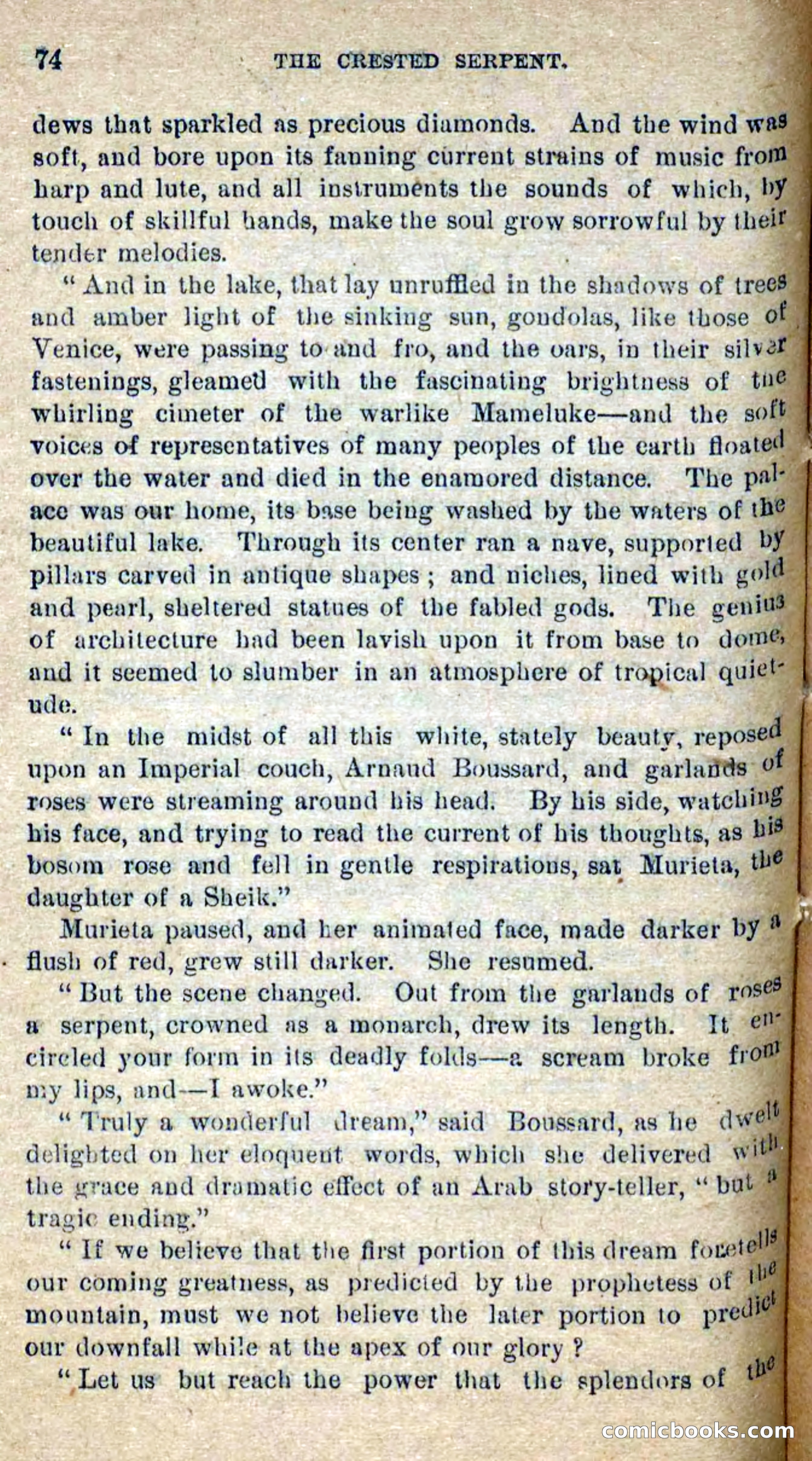 Beadle's Dime Novels No. 300: The Crested Serpent — page 70 of 100