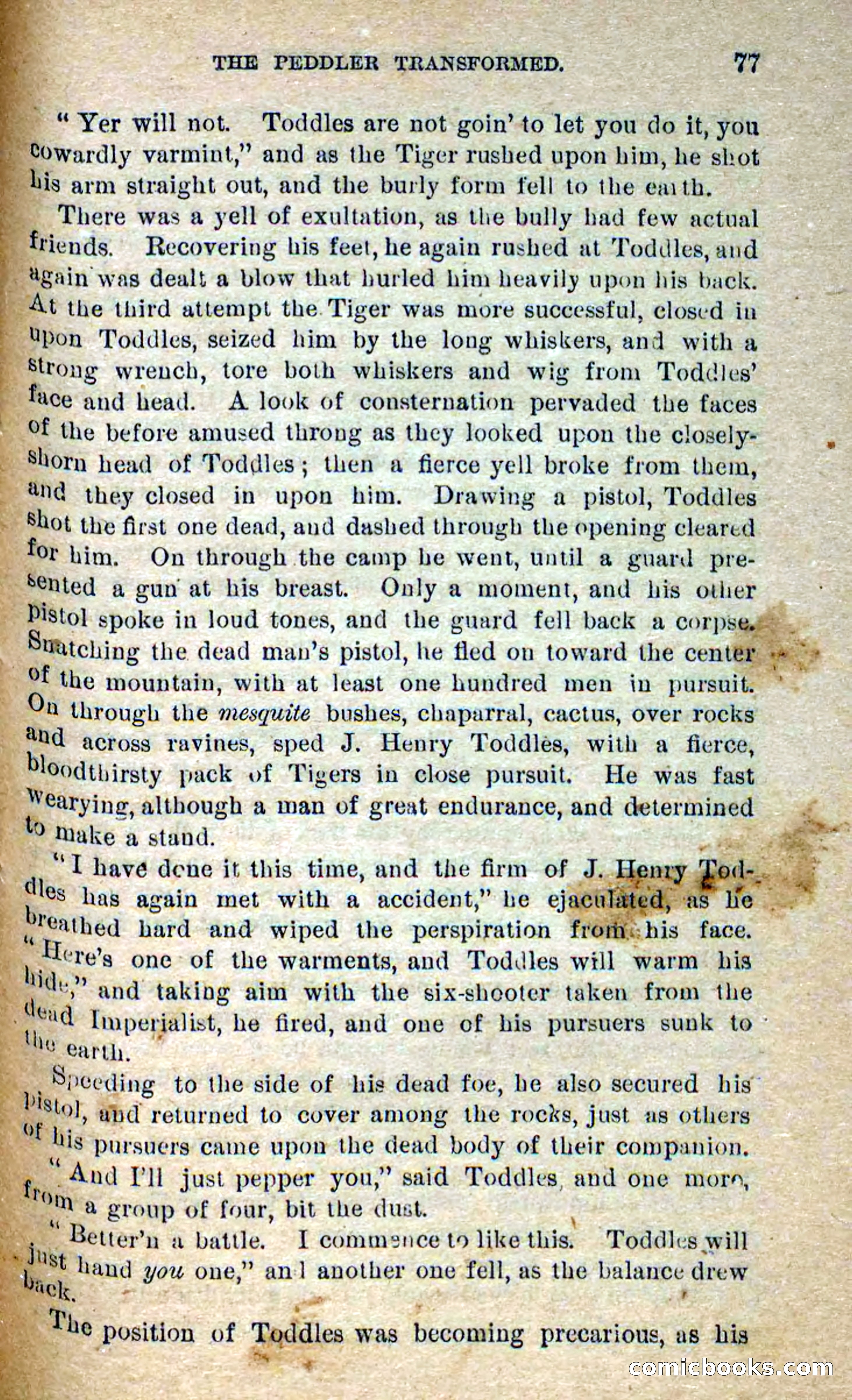 Beadle's Dime Novels No. 300: The Crested Serpent — page 73 of 100