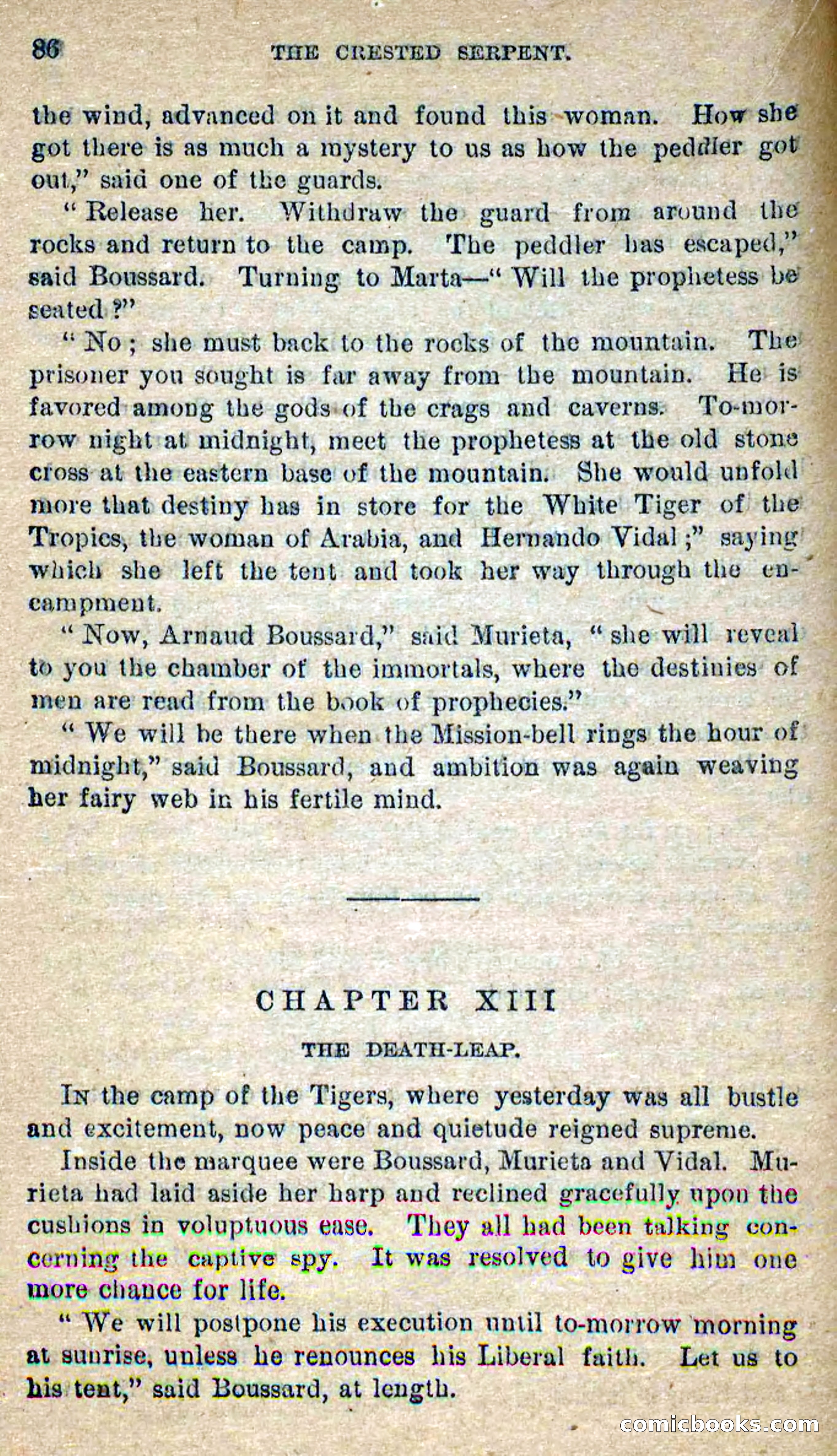Beadle's Dime Novels No. 300: The Crested Serpent — page 82 of 100