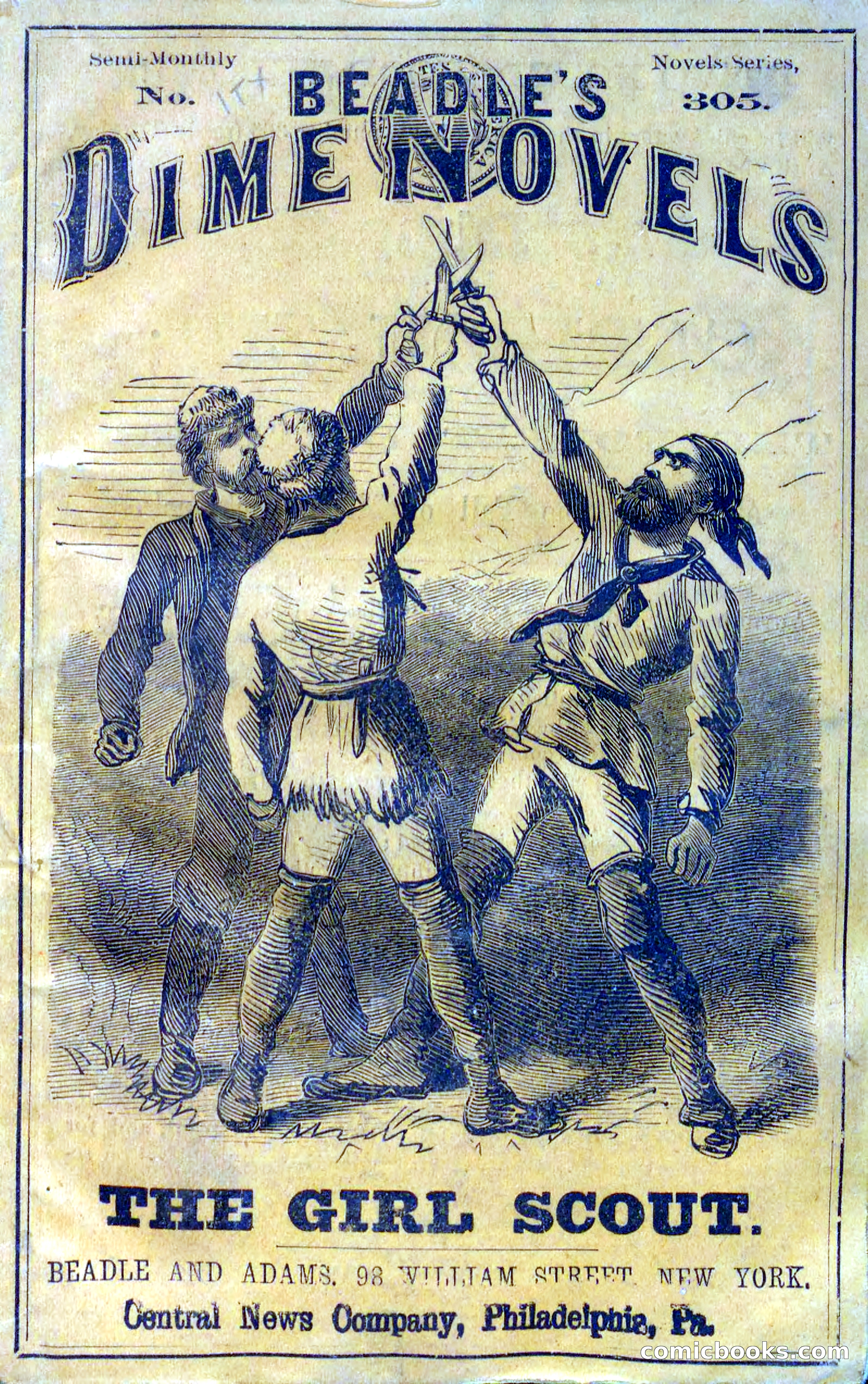 Beadle's Dime Novels No. 305: The Girl Scout