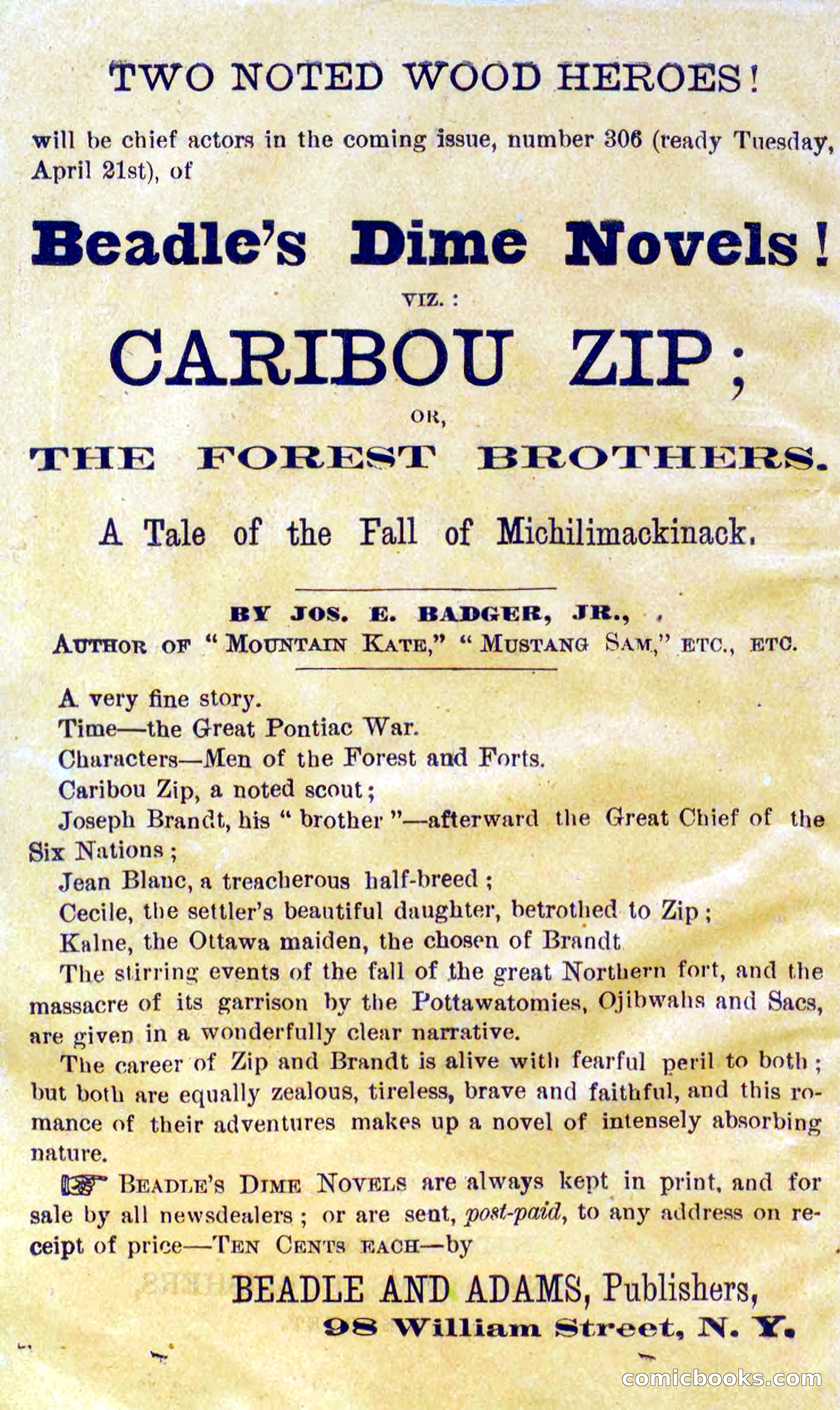 Beadle's Dime Novels No. 305: The Girl Scout — page 2 of 100