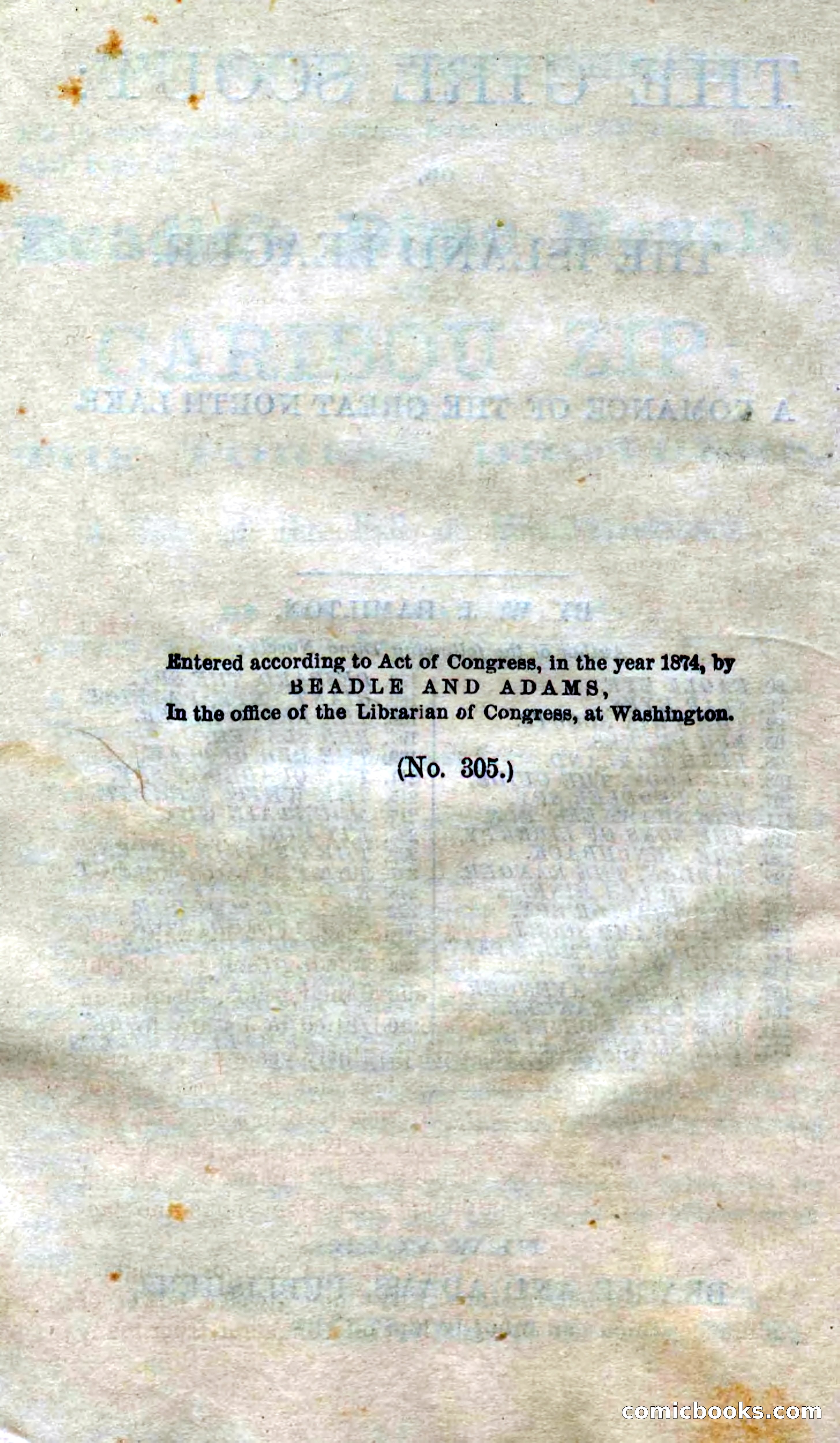 Beadle's Dime Novels No. 305: The Girl Scout — page 4 of 100