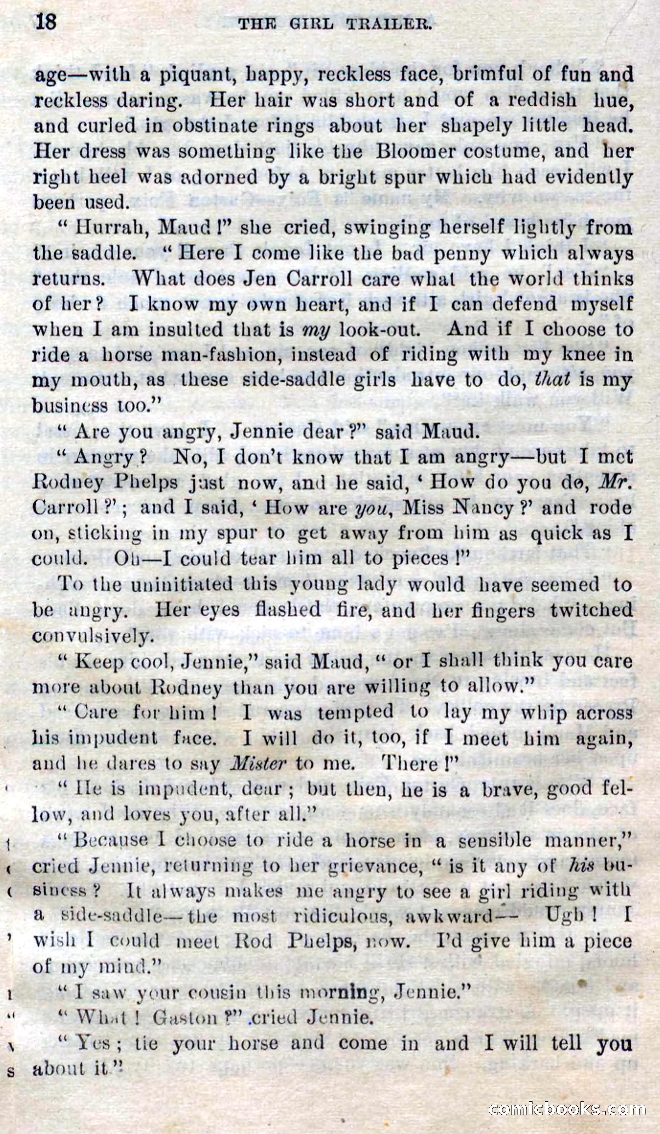 Beadle's Dime Novels No. 305: The Girl Scout — page 14 of 100