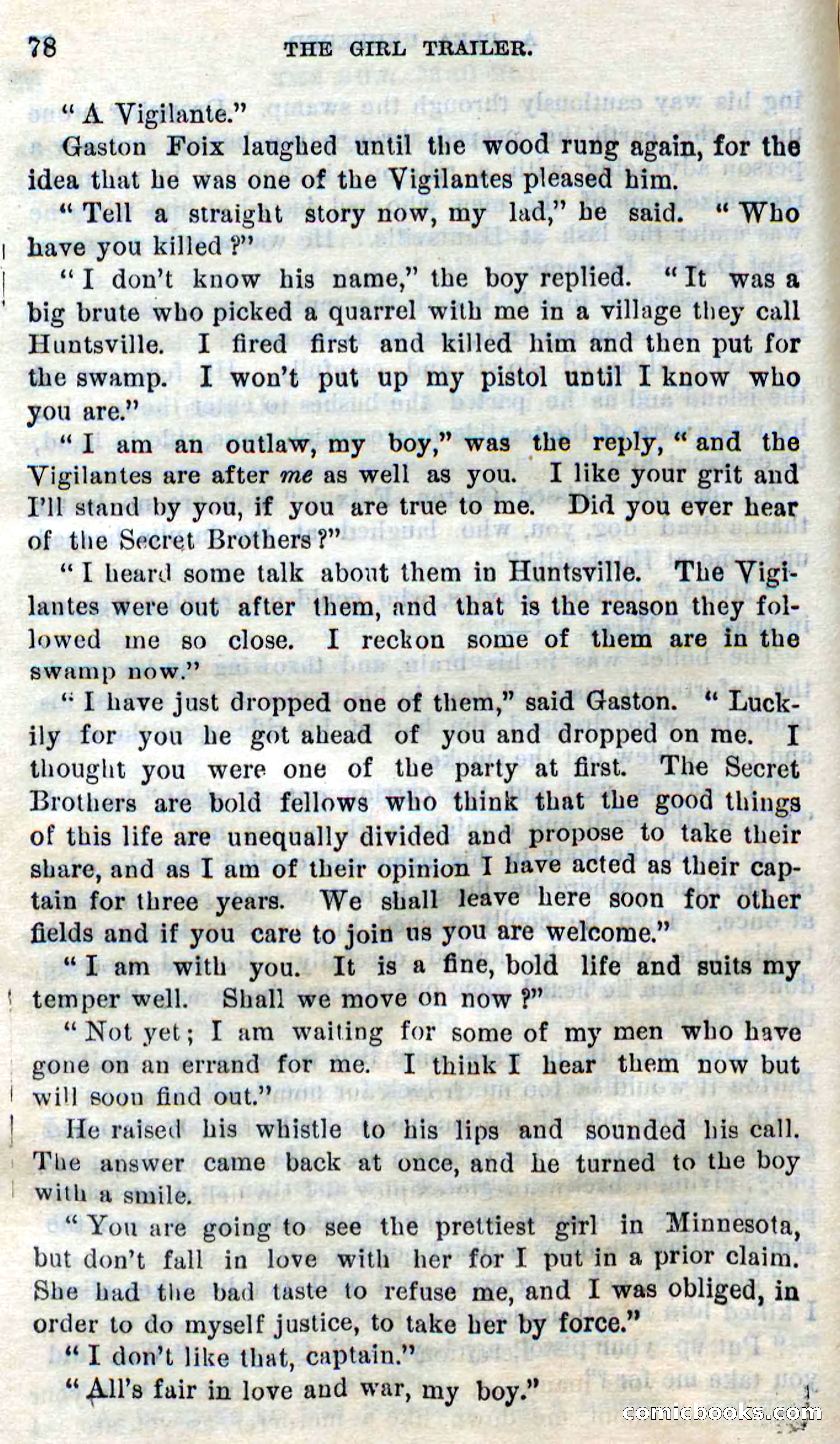 Beadle's Dime Novels No. 305: The Girl Scout — page 74 of 100