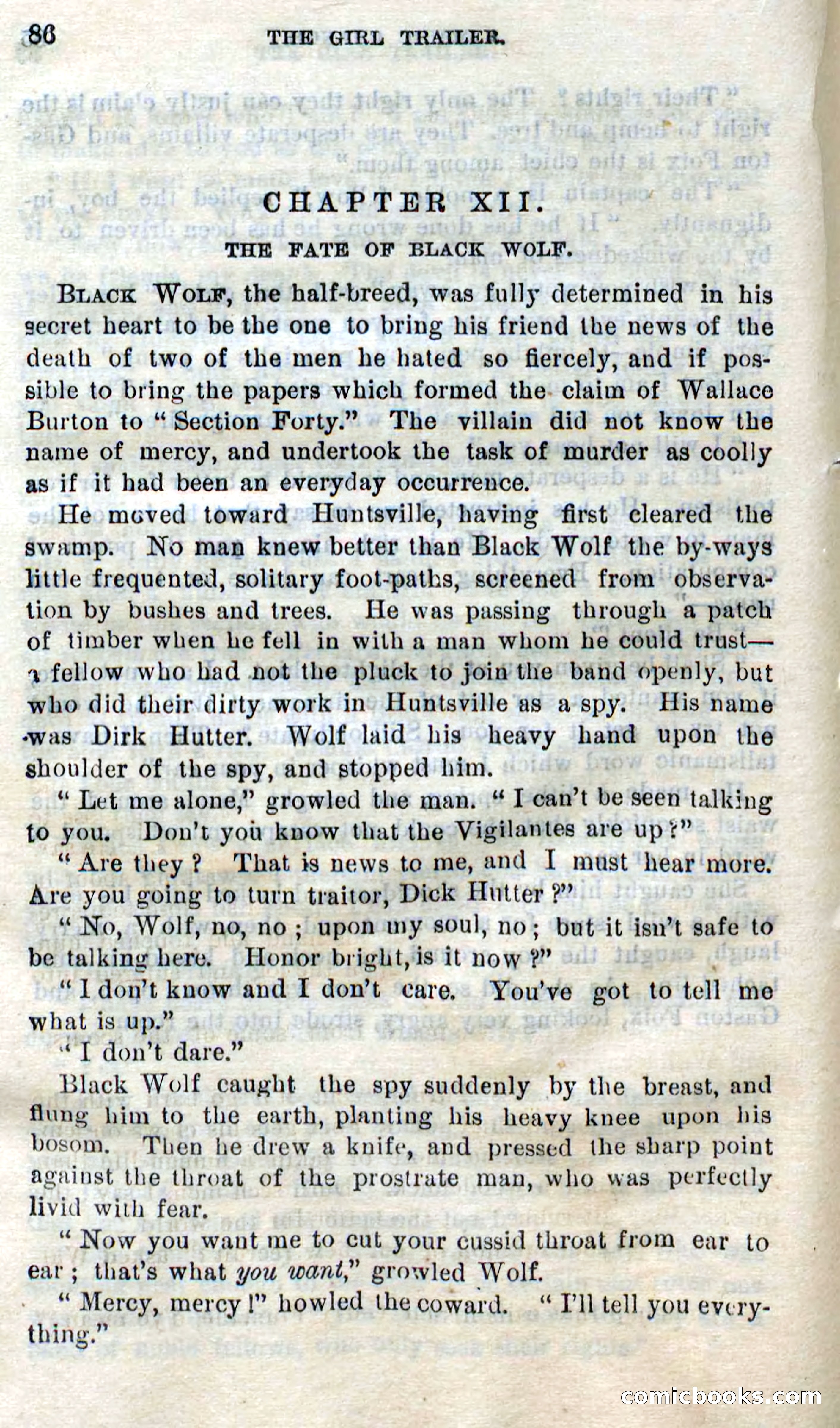 Beadle's Dime Novels No. 305: The Girl Scout — page 82 of 100