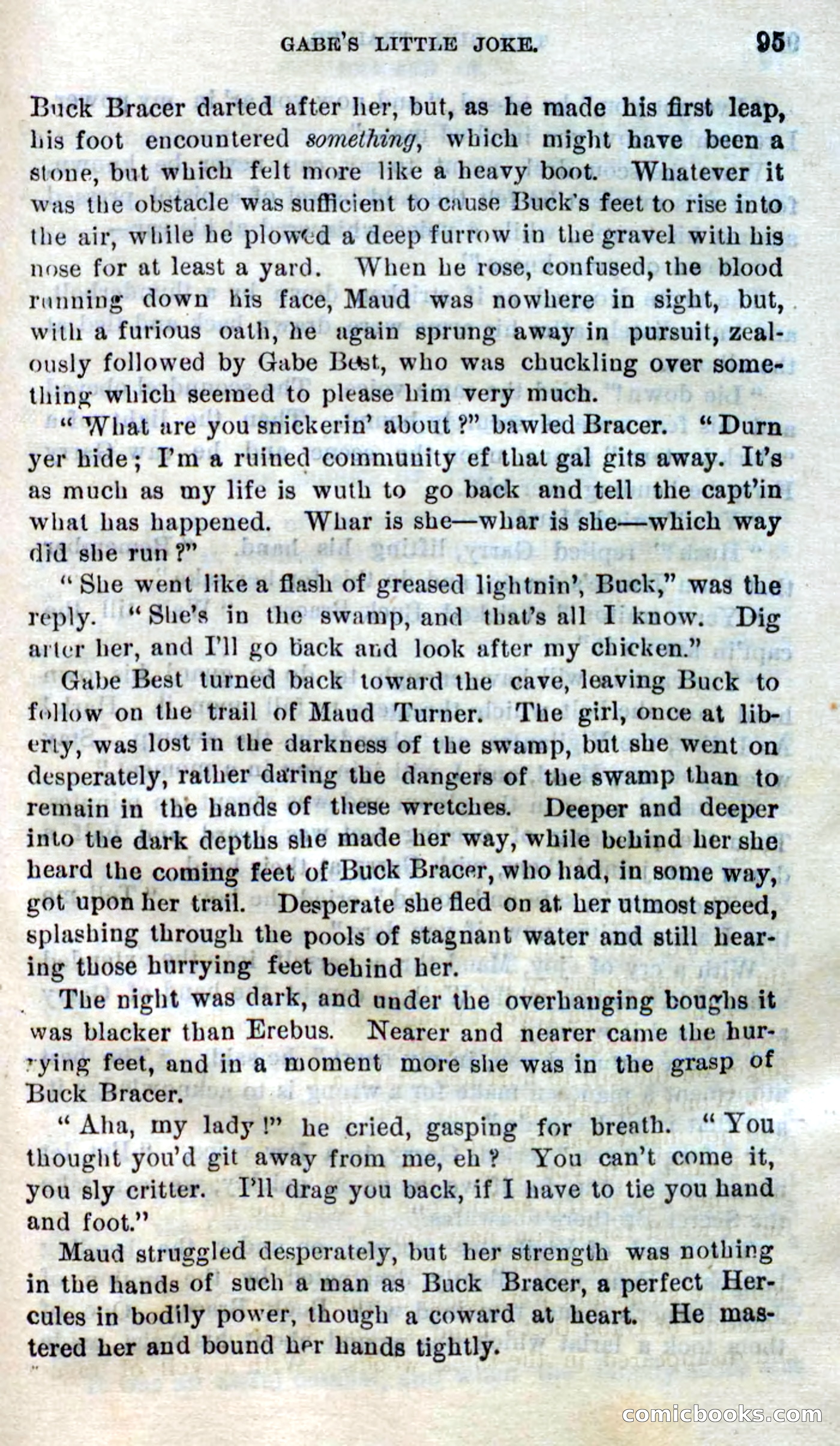 Beadle's Dime Novels No. 305: The Girl Scout — page 91 of 100