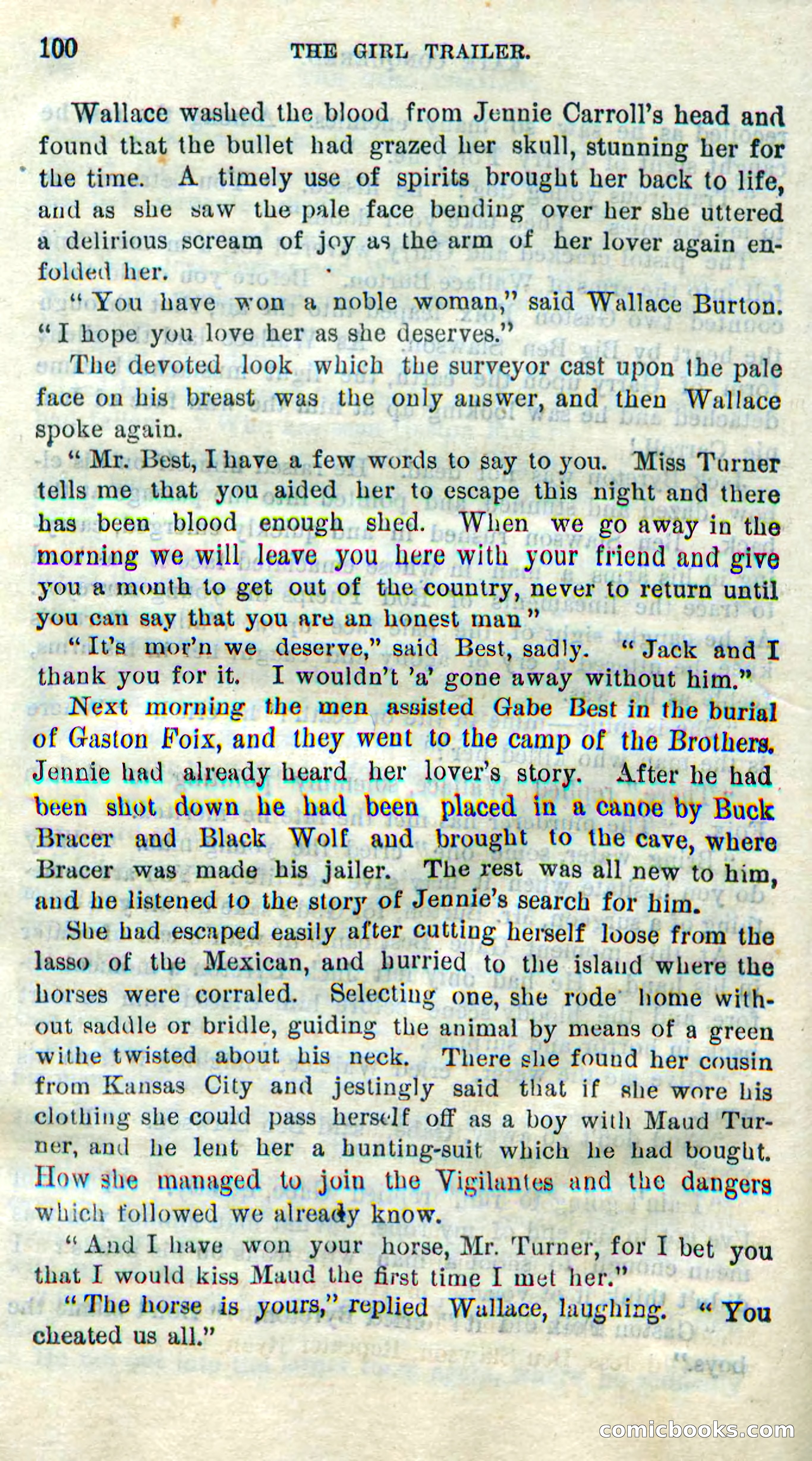 Beadle's Dime Novels No. 305: The Girl Scout — page 96 of 100