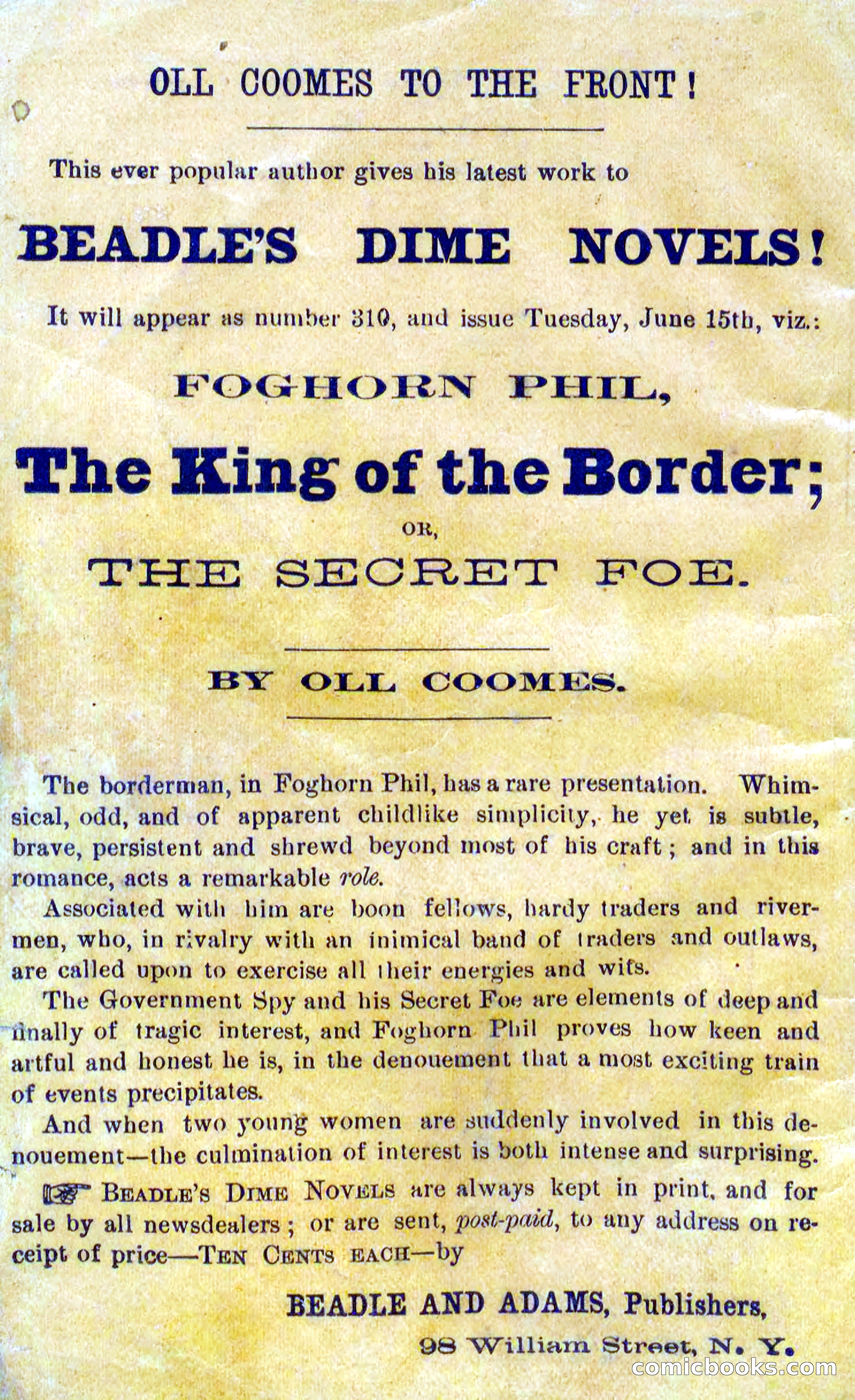 Beadle's Dime Novels No. 309: Mountain Ned — page 2 of 100