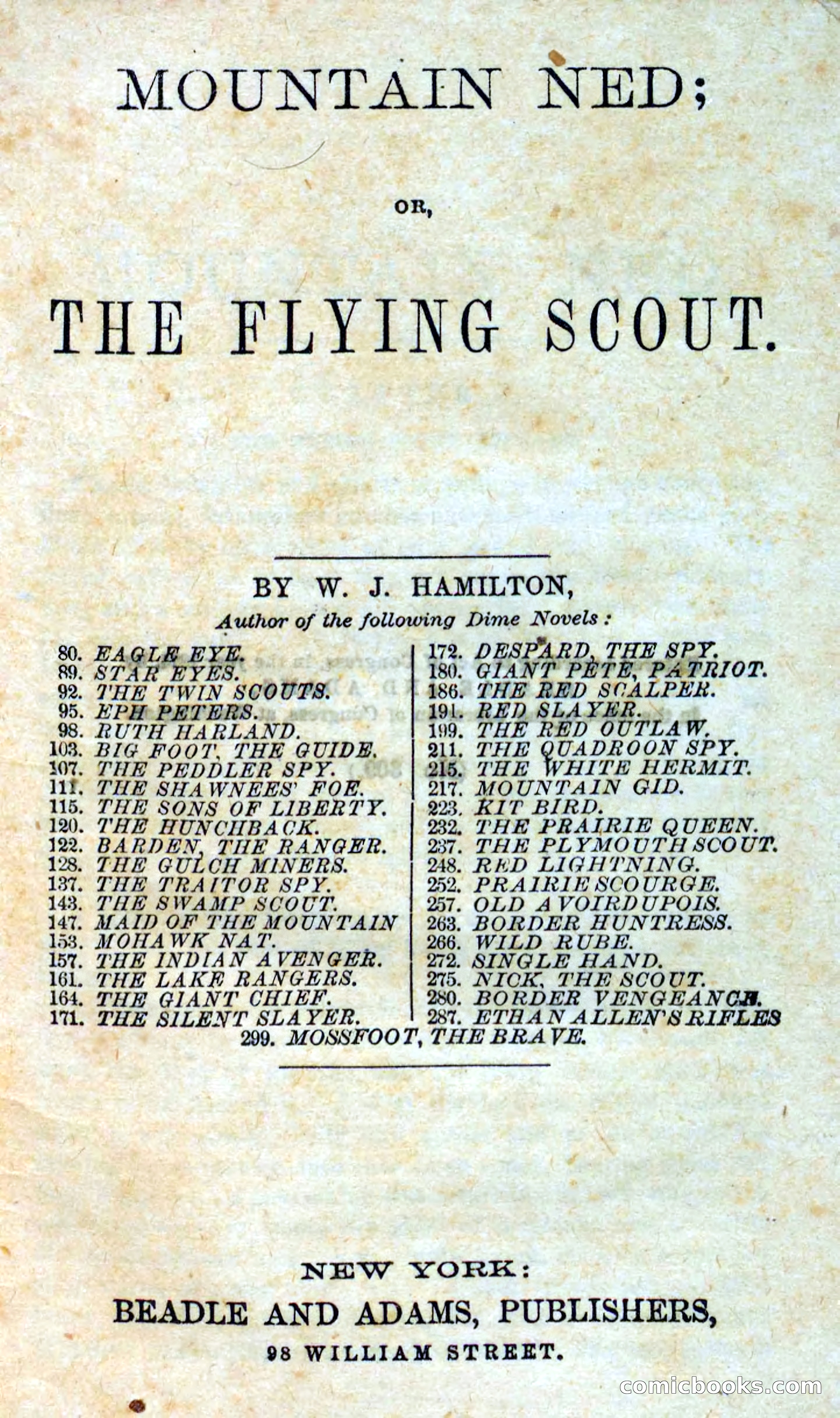 Beadle's Dime Novels No. 309: Mountain Ned — page 5 of 100