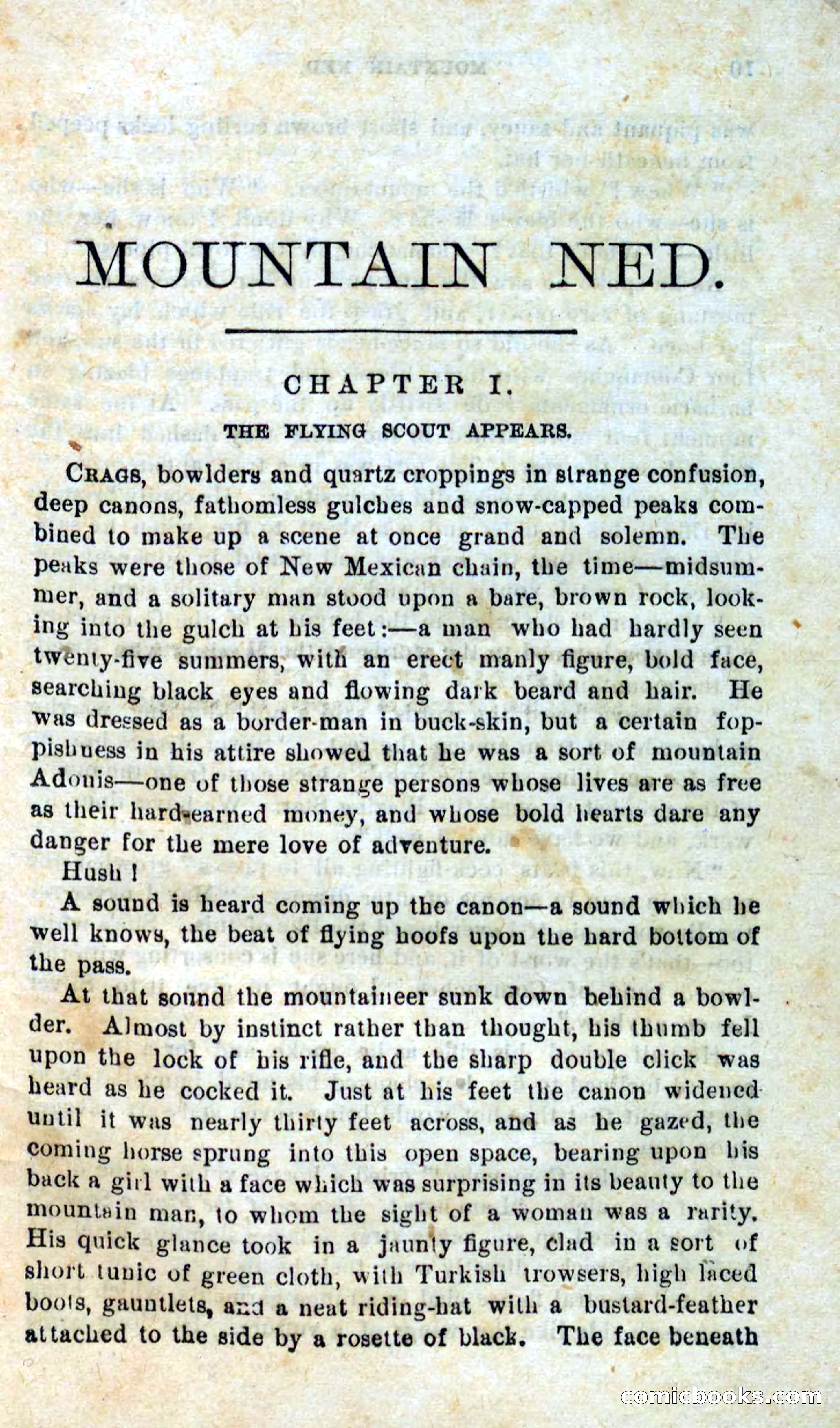 Beadle's Dime Novels No. 309: Mountain Ned — page 7 of 100