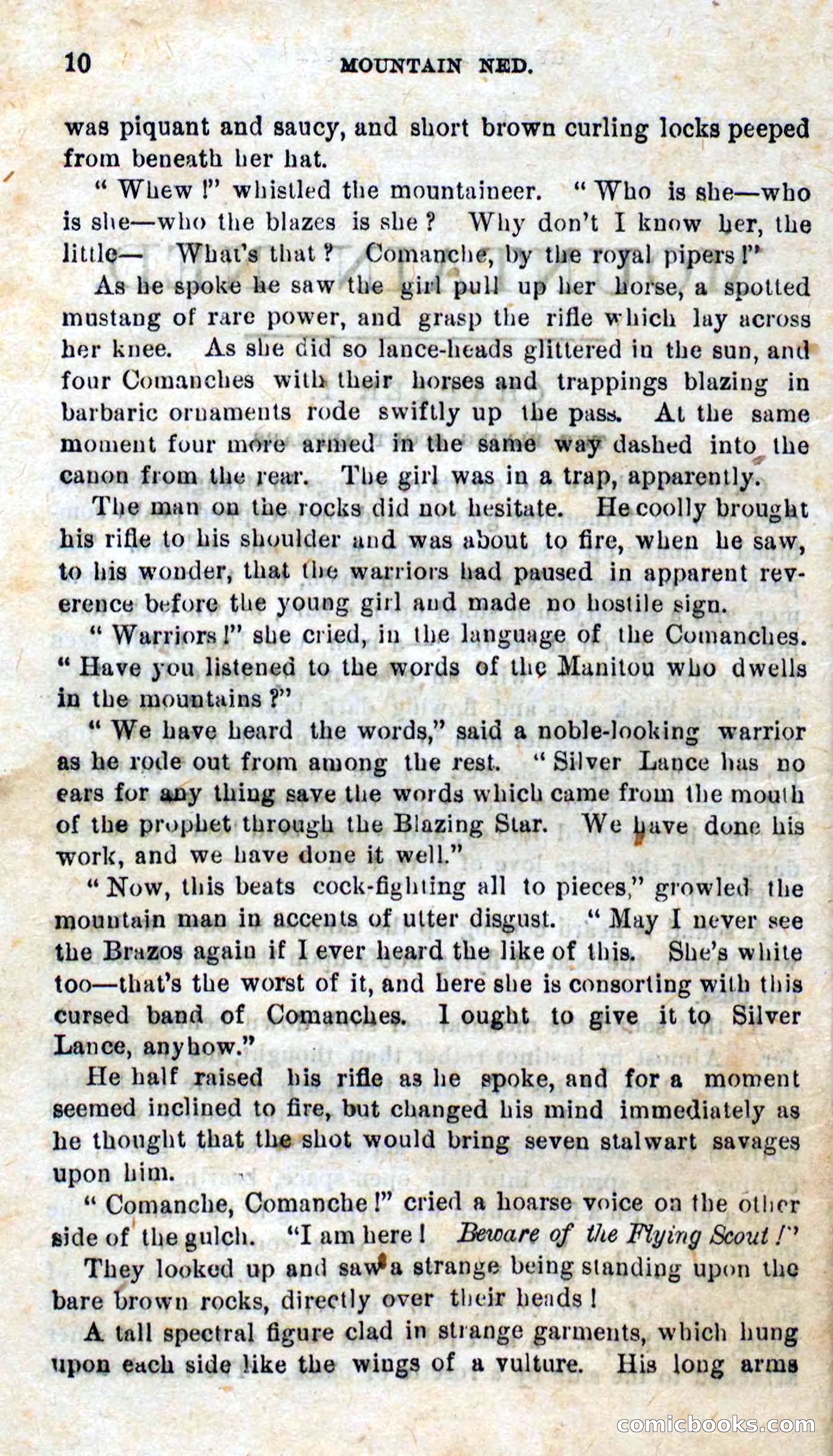 Beadle's Dime Novels No. 309: Mountain Ned — page 8 of 100
