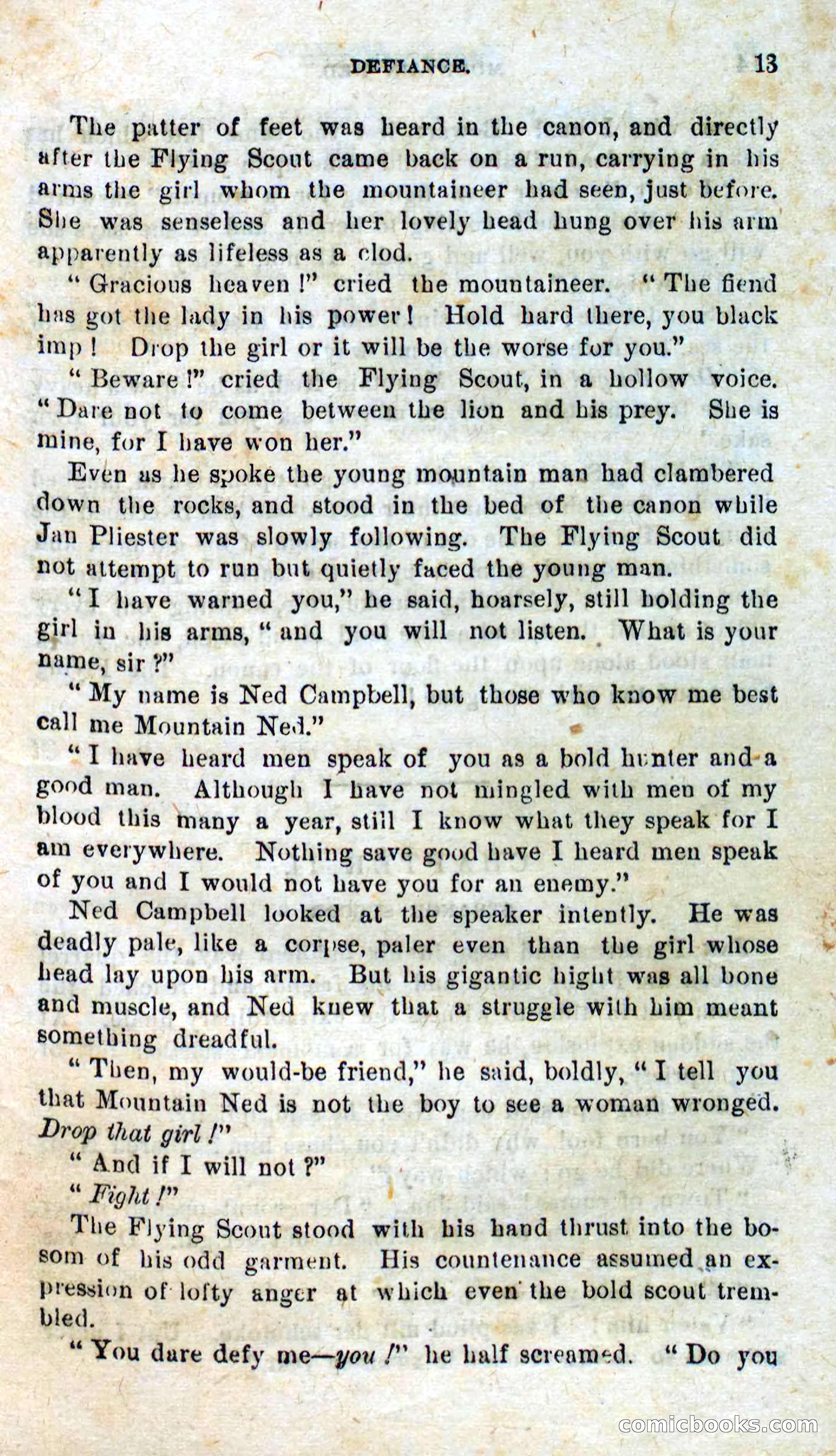 Beadle's Dime Novels No. 309: Mountain Ned — page 11 of 100