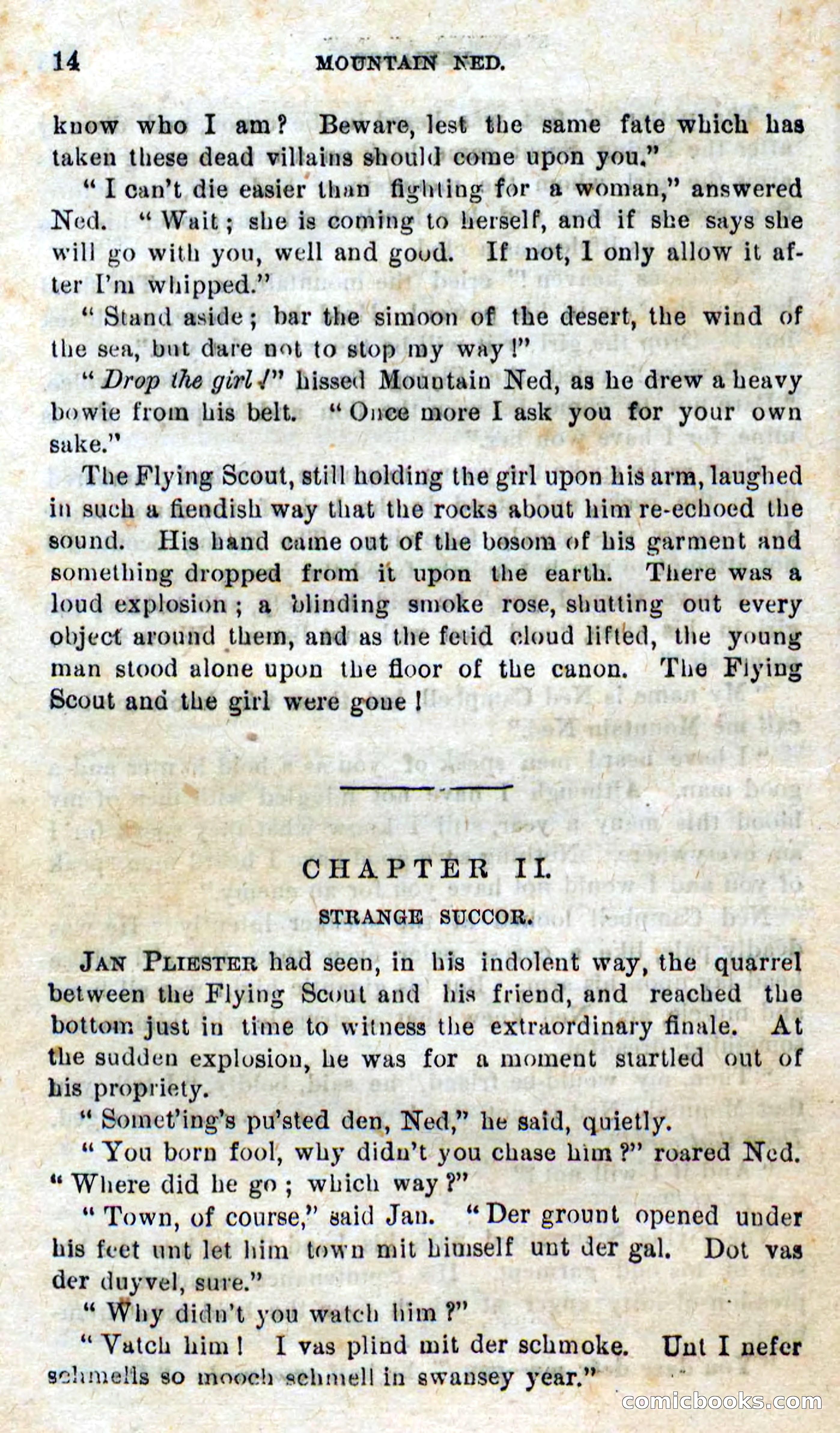 Beadle's Dime Novels No. 309: Mountain Ned — page 12 of 100