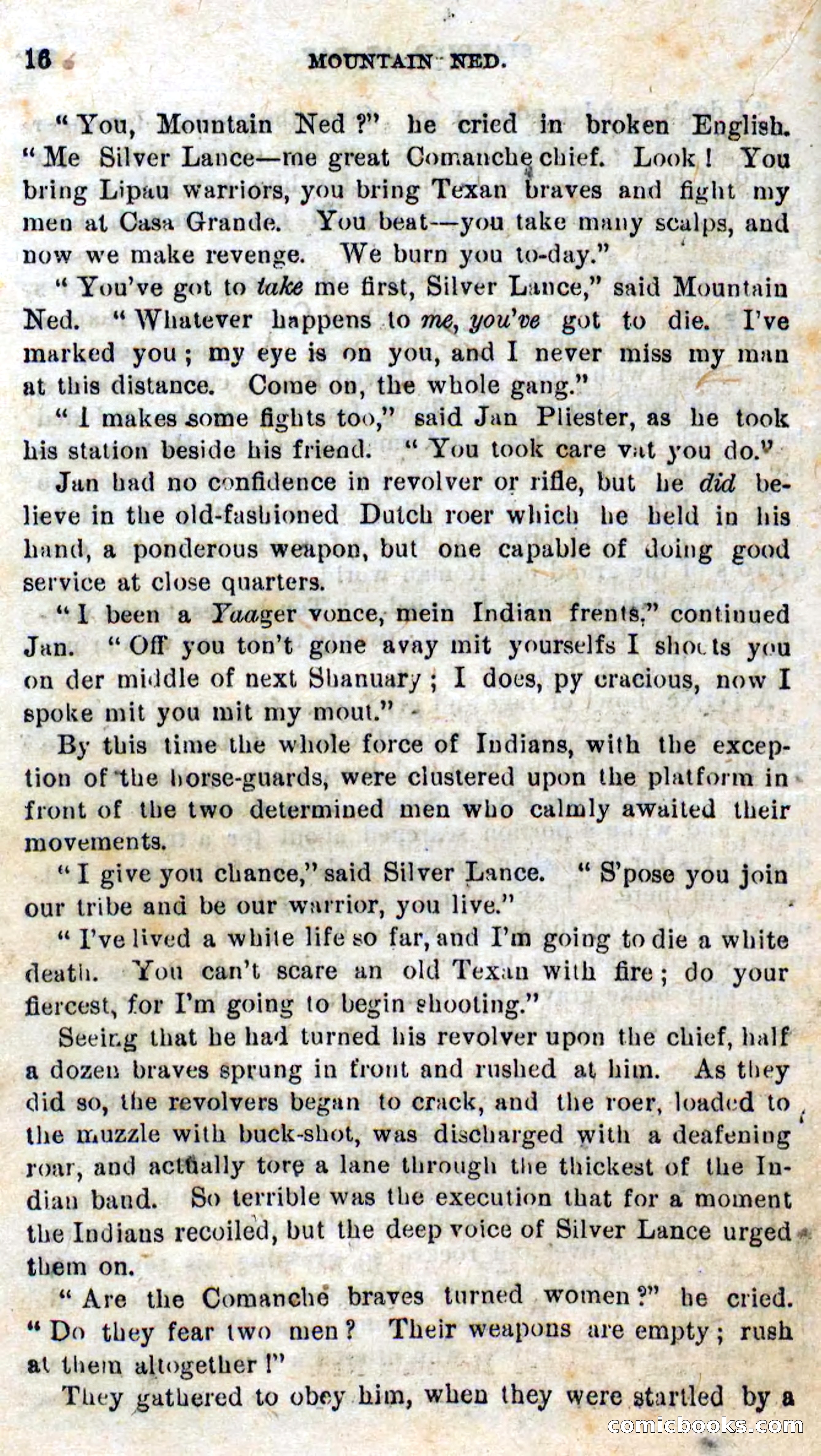 Beadle's Dime Novels No. 309: Mountain Ned — page 14 of 100