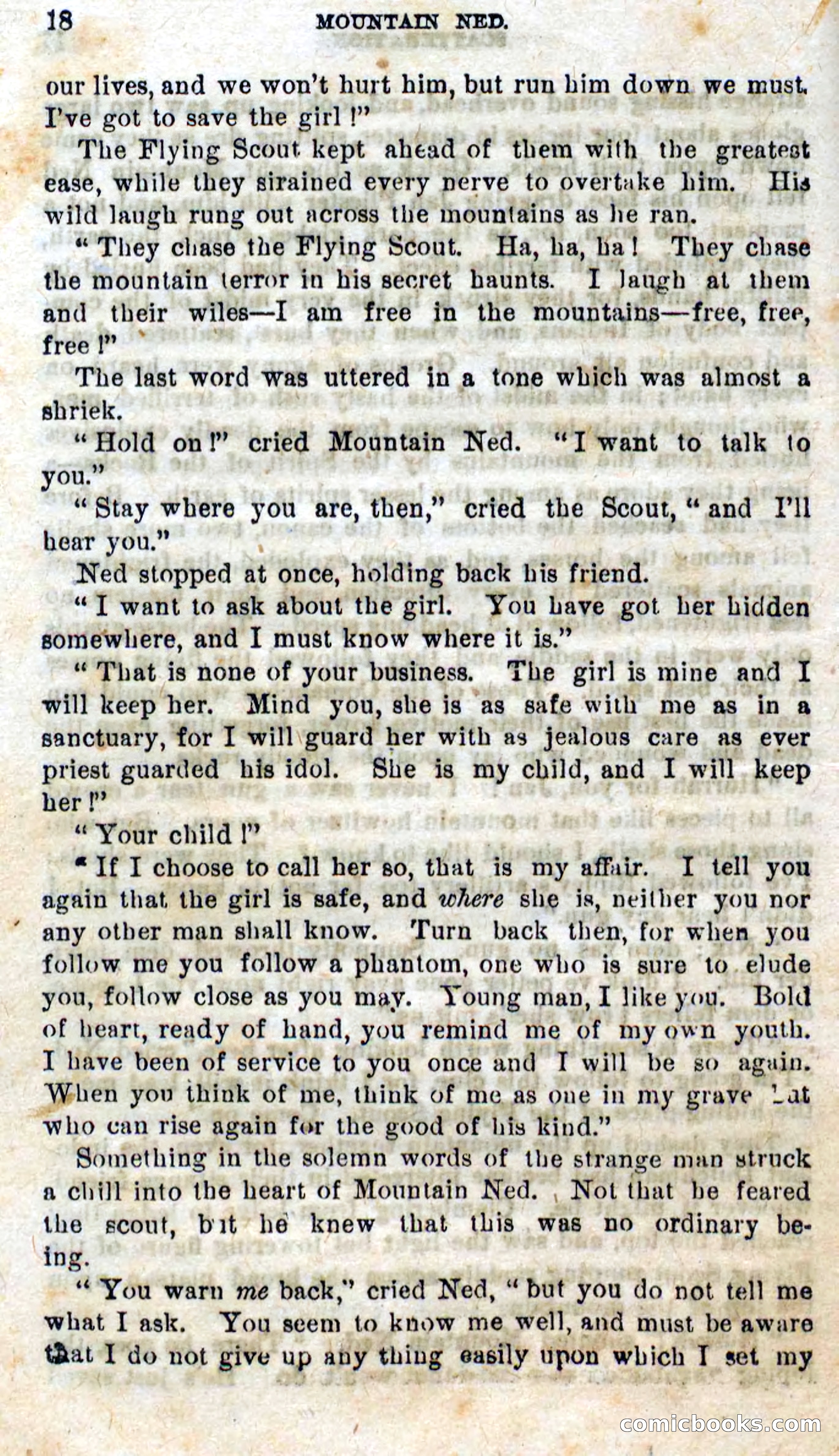 Beadle's Dime Novels No. 309: Mountain Ned — page 16 of 100