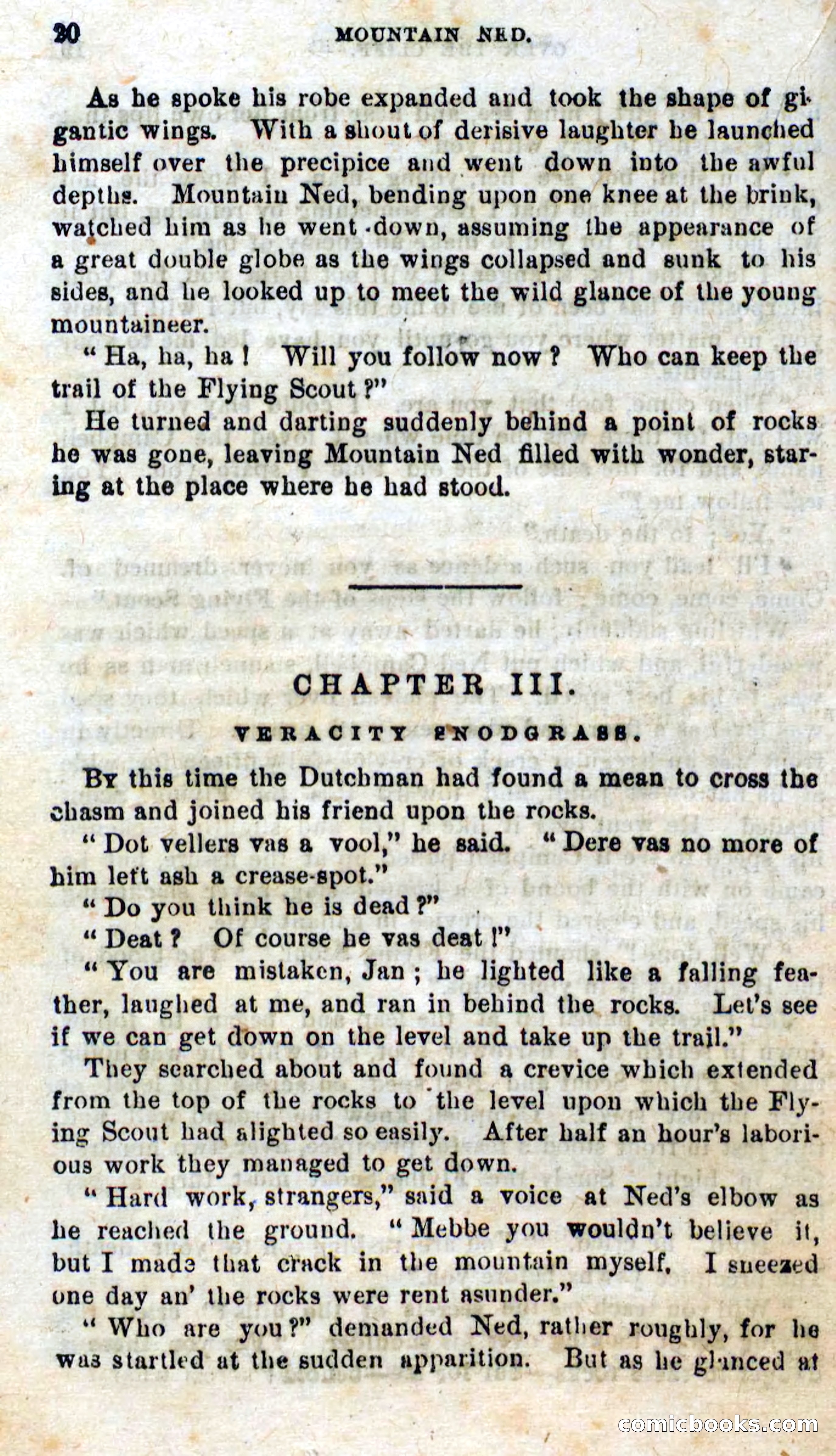 Beadle's Dime Novels No. 309: Mountain Ned — page 18 of 100