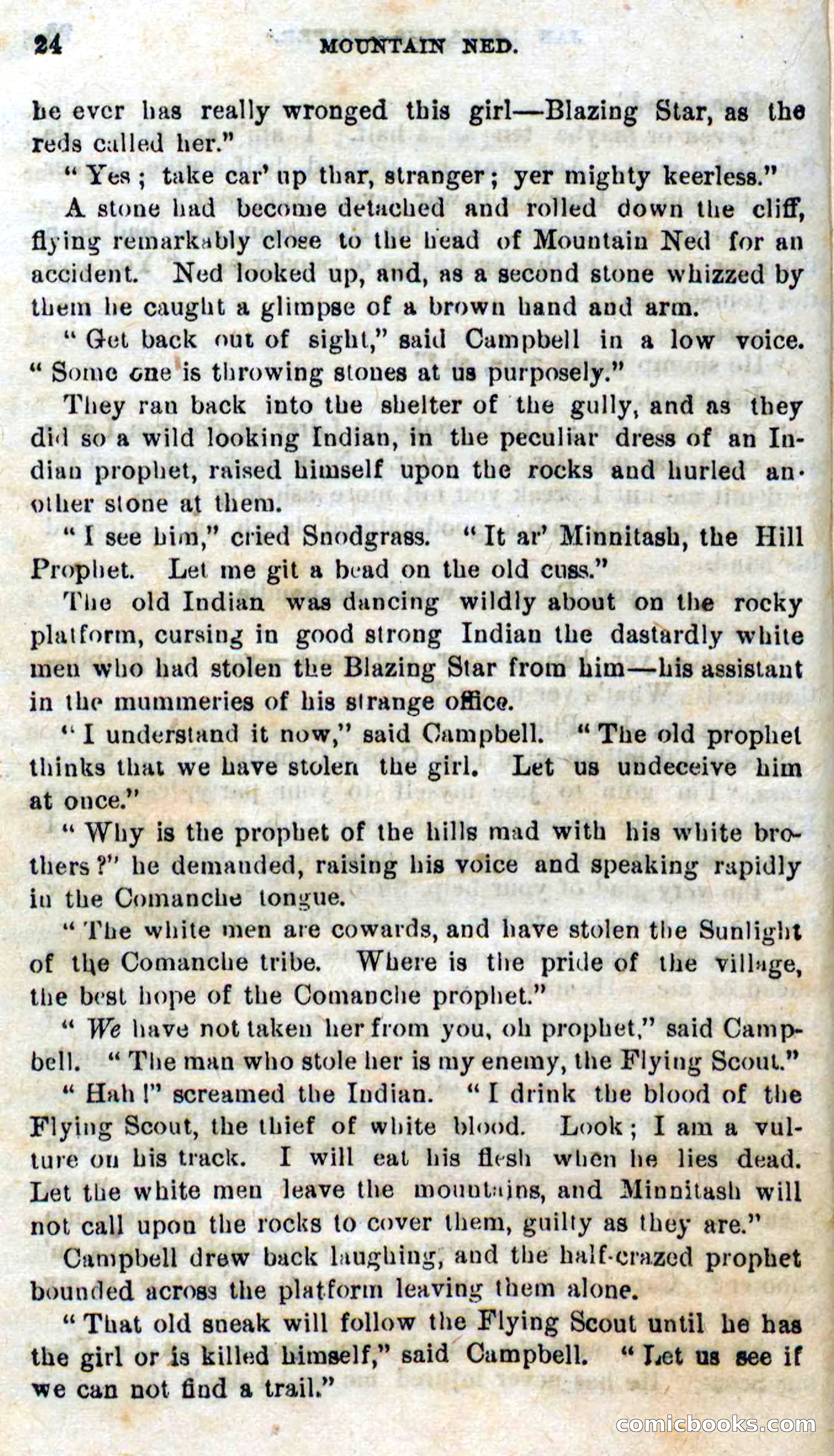 Beadle's Dime Novels No. 309: Mountain Ned — page 22 of 100