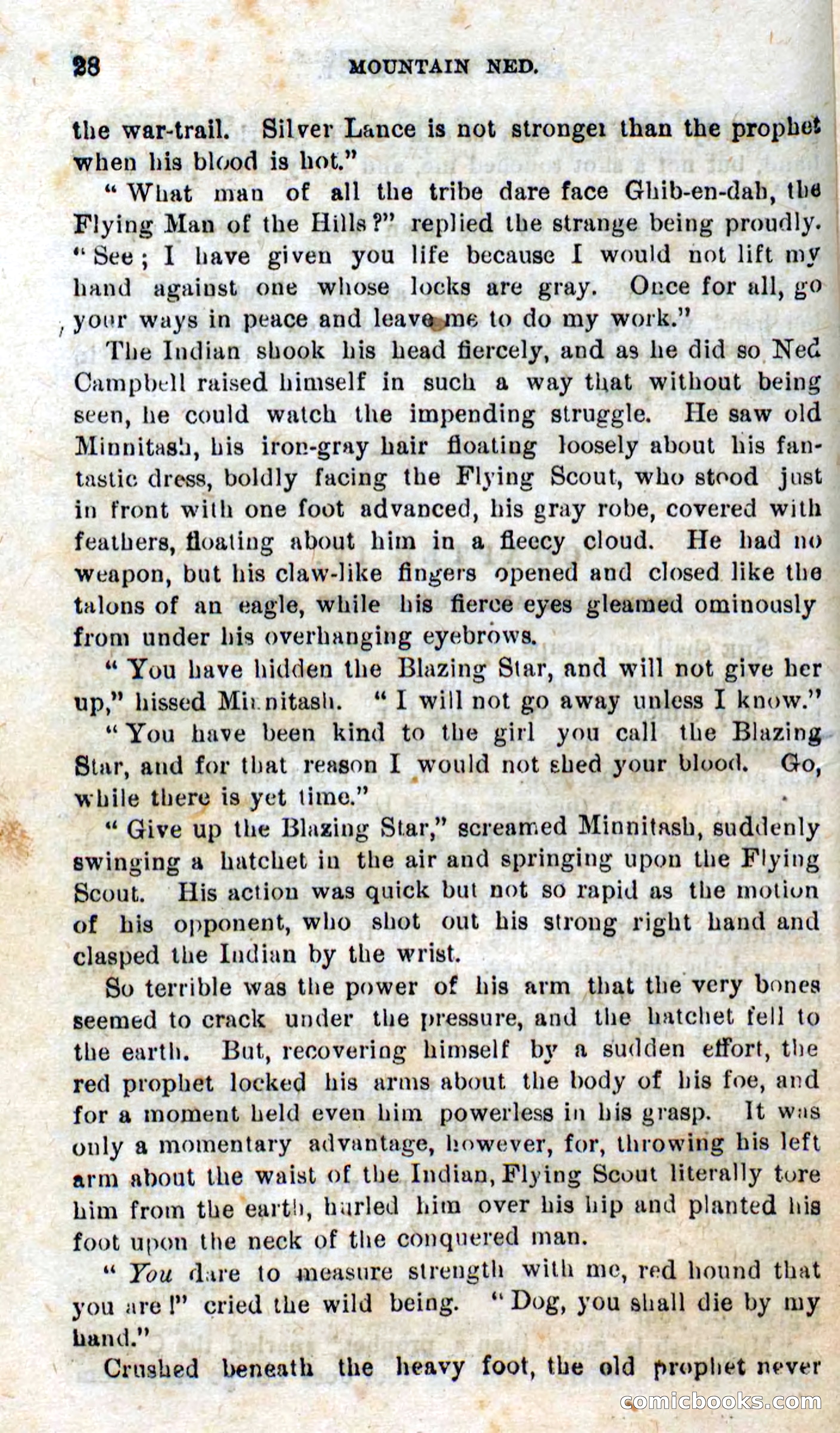 Beadle's Dime Novels No. 309: Mountain Ned — page 26 of 100