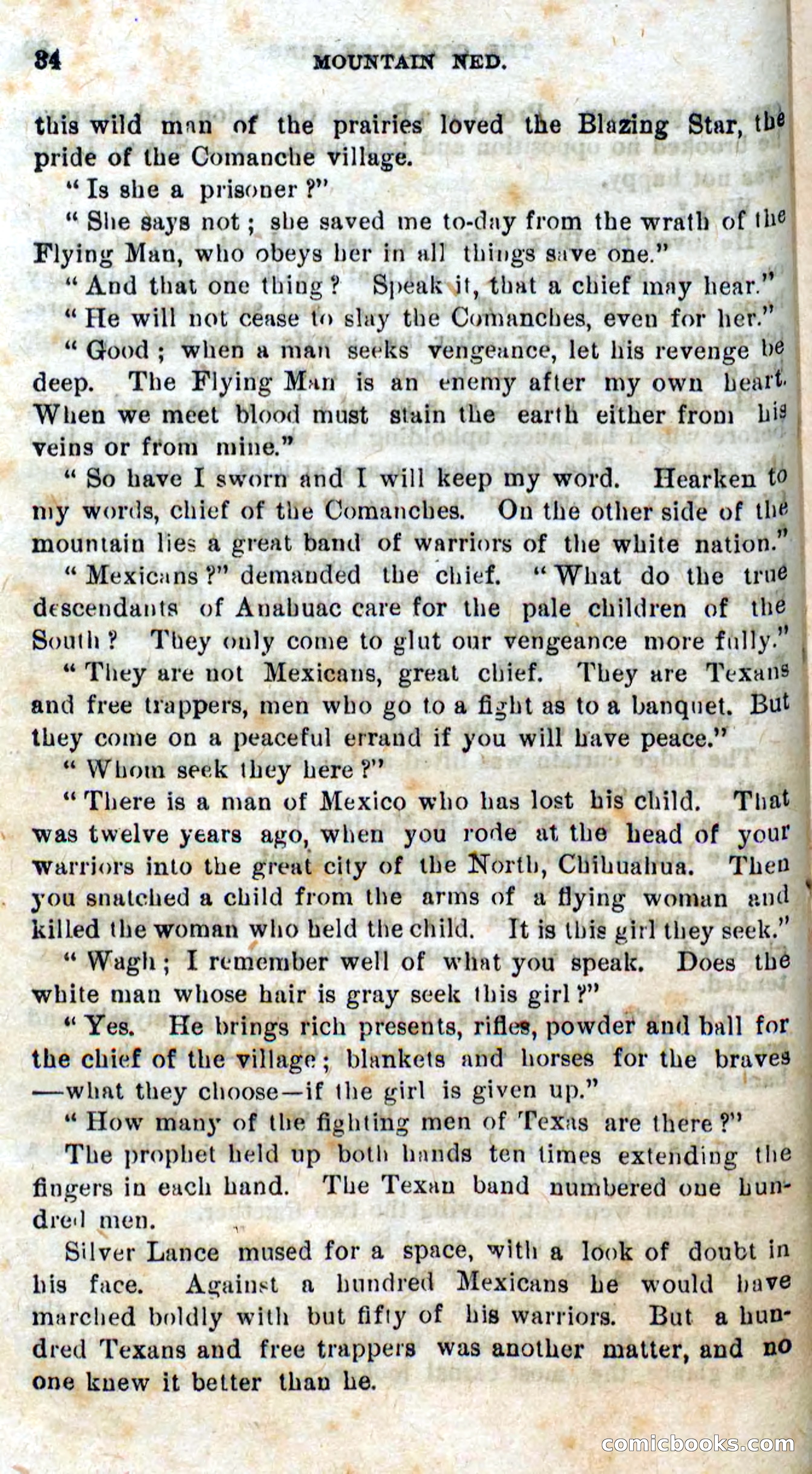 Beadle's Dime Novels No. 309: Mountain Ned — page 32 of 100