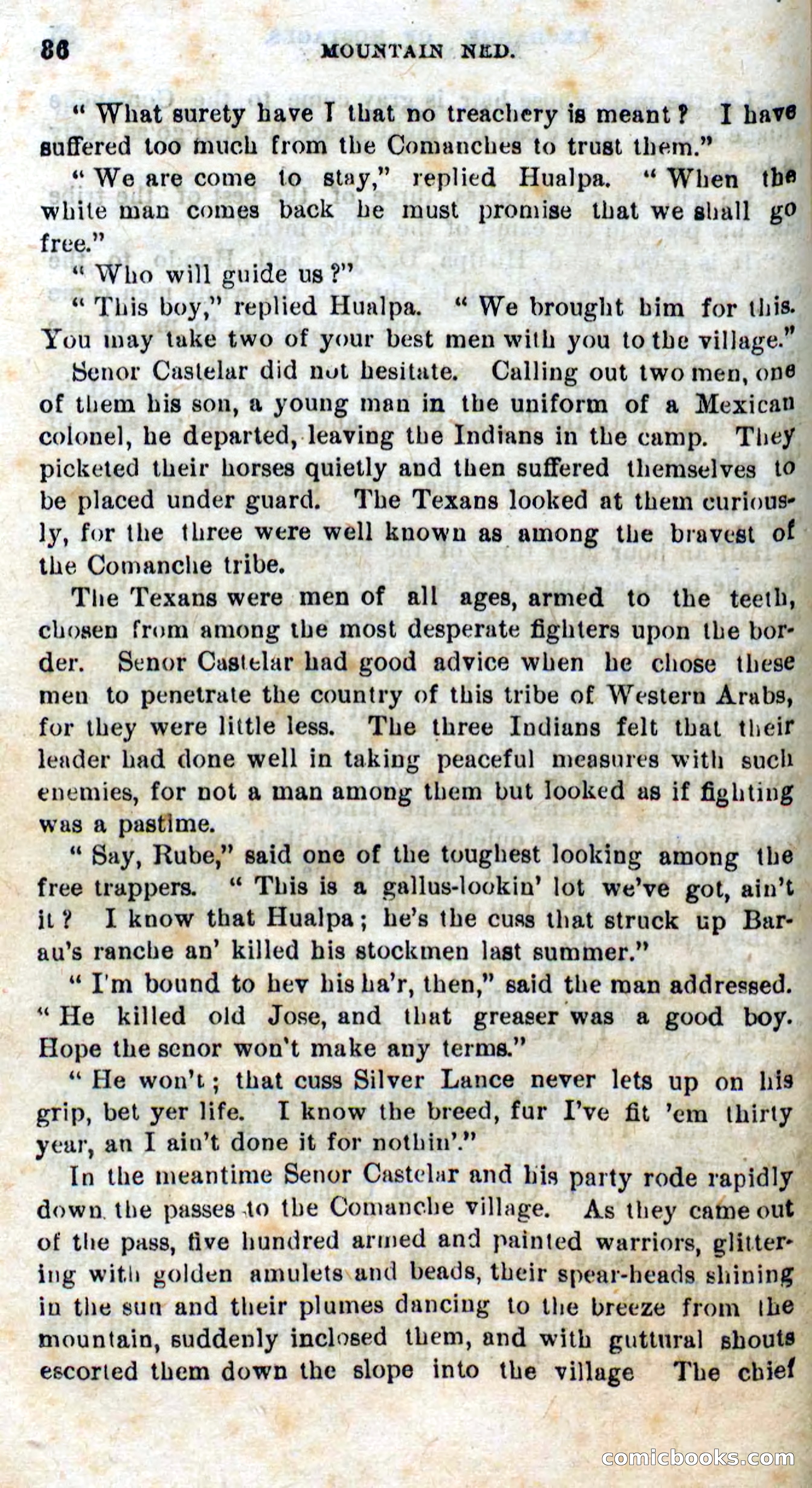 Beadle's Dime Novels No. 309: Mountain Ned — page 34 of 100