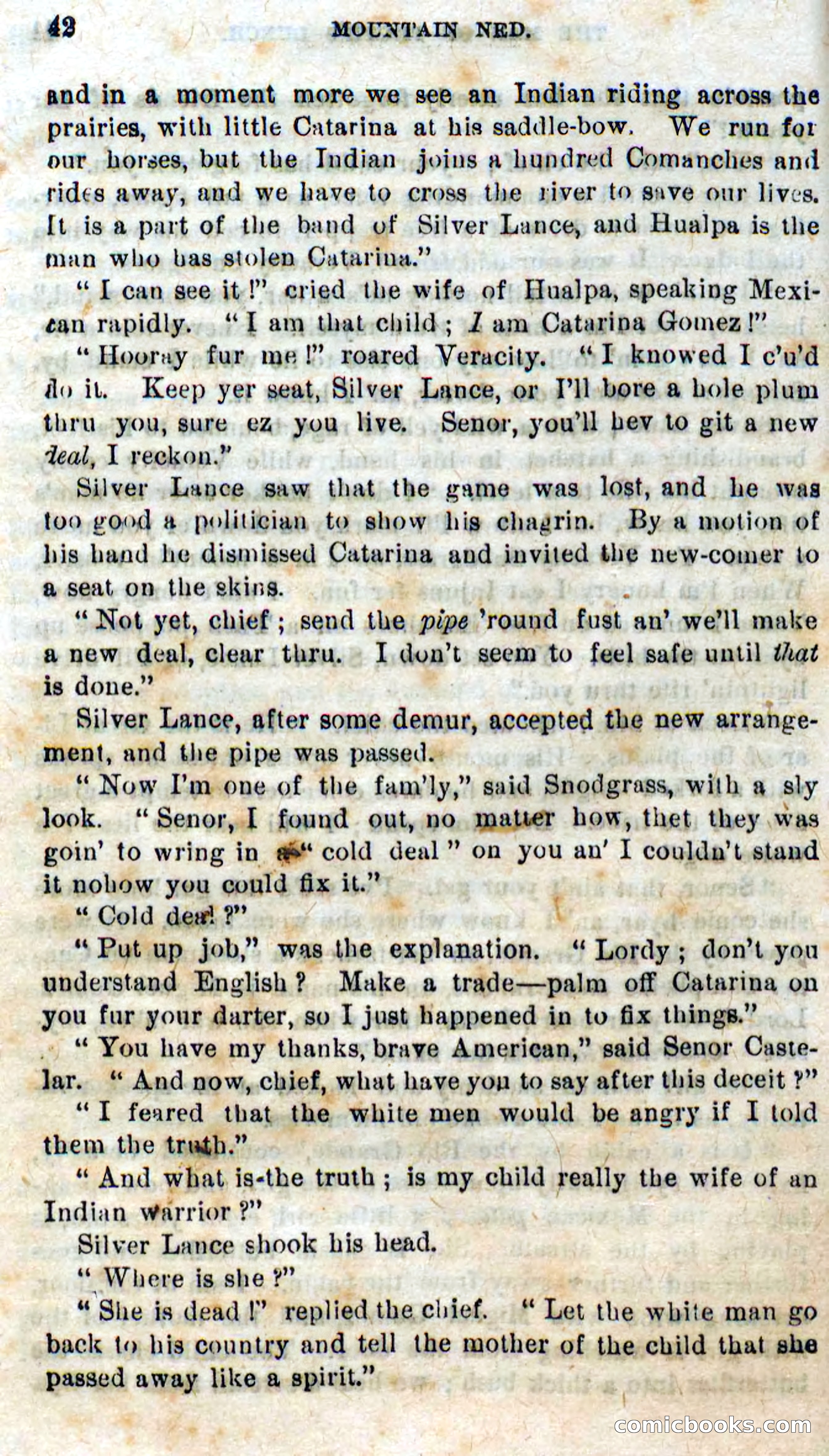 Beadle's Dime Novels No. 309: Mountain Ned — page 40 of 100