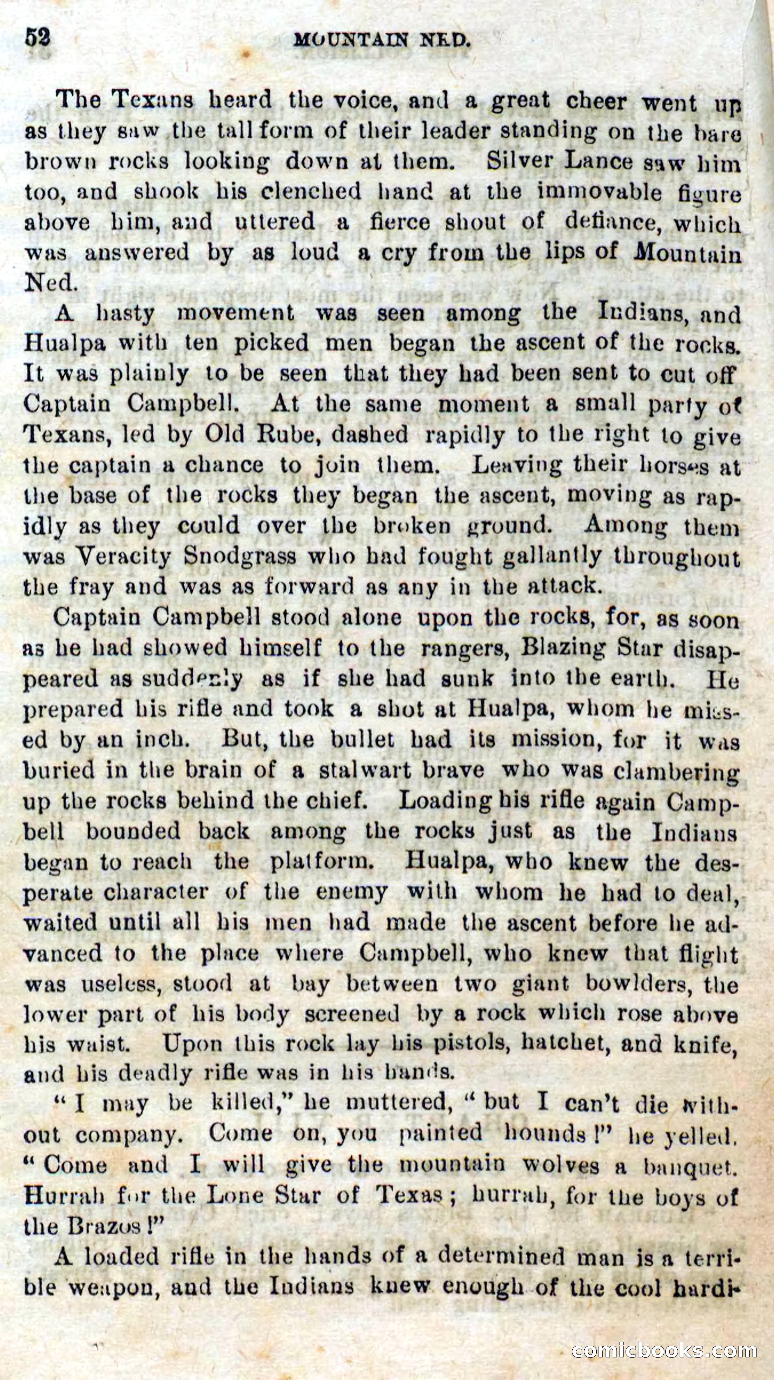 Beadle's Dime Novels No. 309: Mountain Ned — page 50 of 100