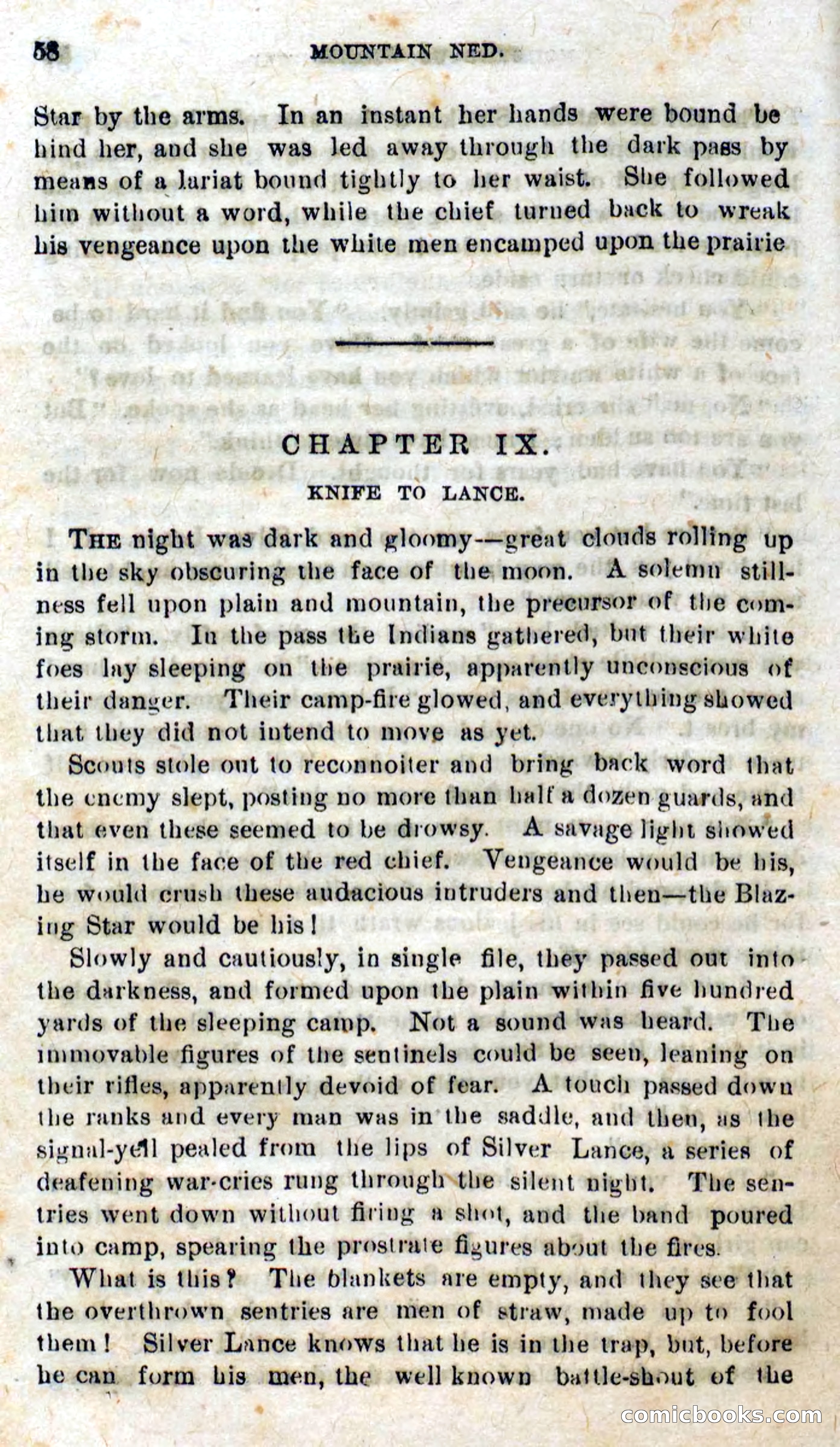 Beadle's Dime Novels No. 309: Mountain Ned — page 56 of 100