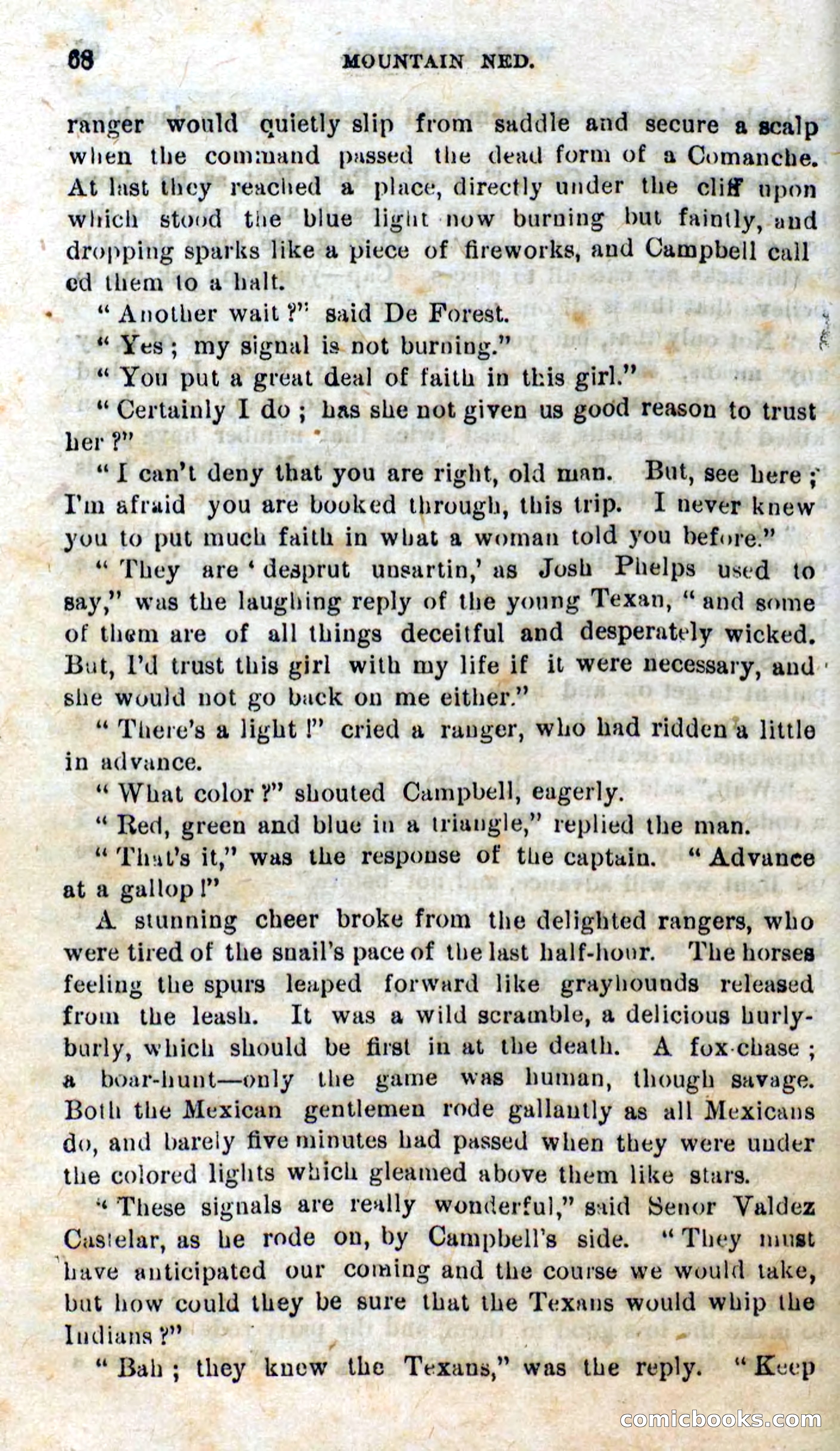 Beadle's Dime Novels No. 309: Mountain Ned — page 66 of 100