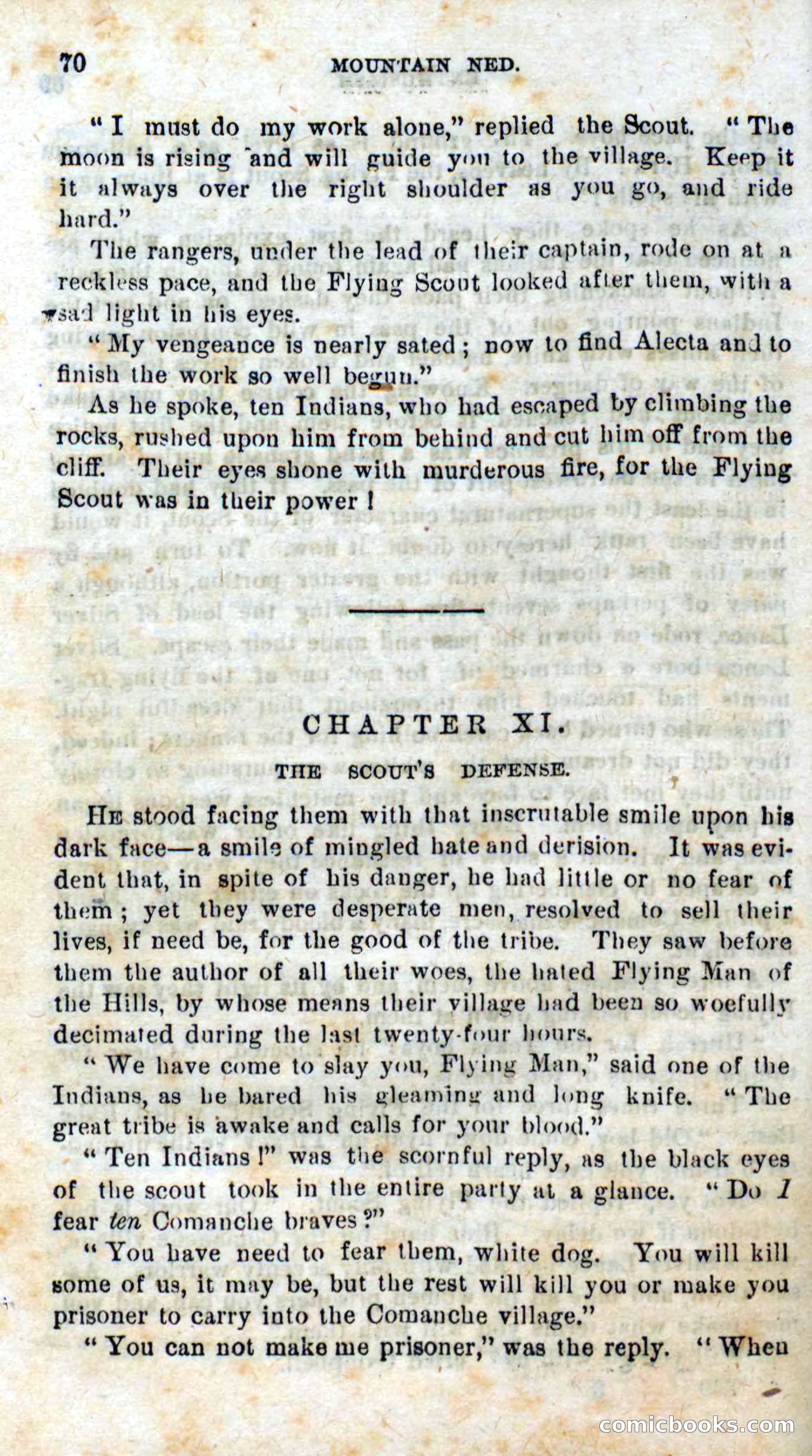 Beadle's Dime Novels No. 309: Mountain Ned — page 68 of 100