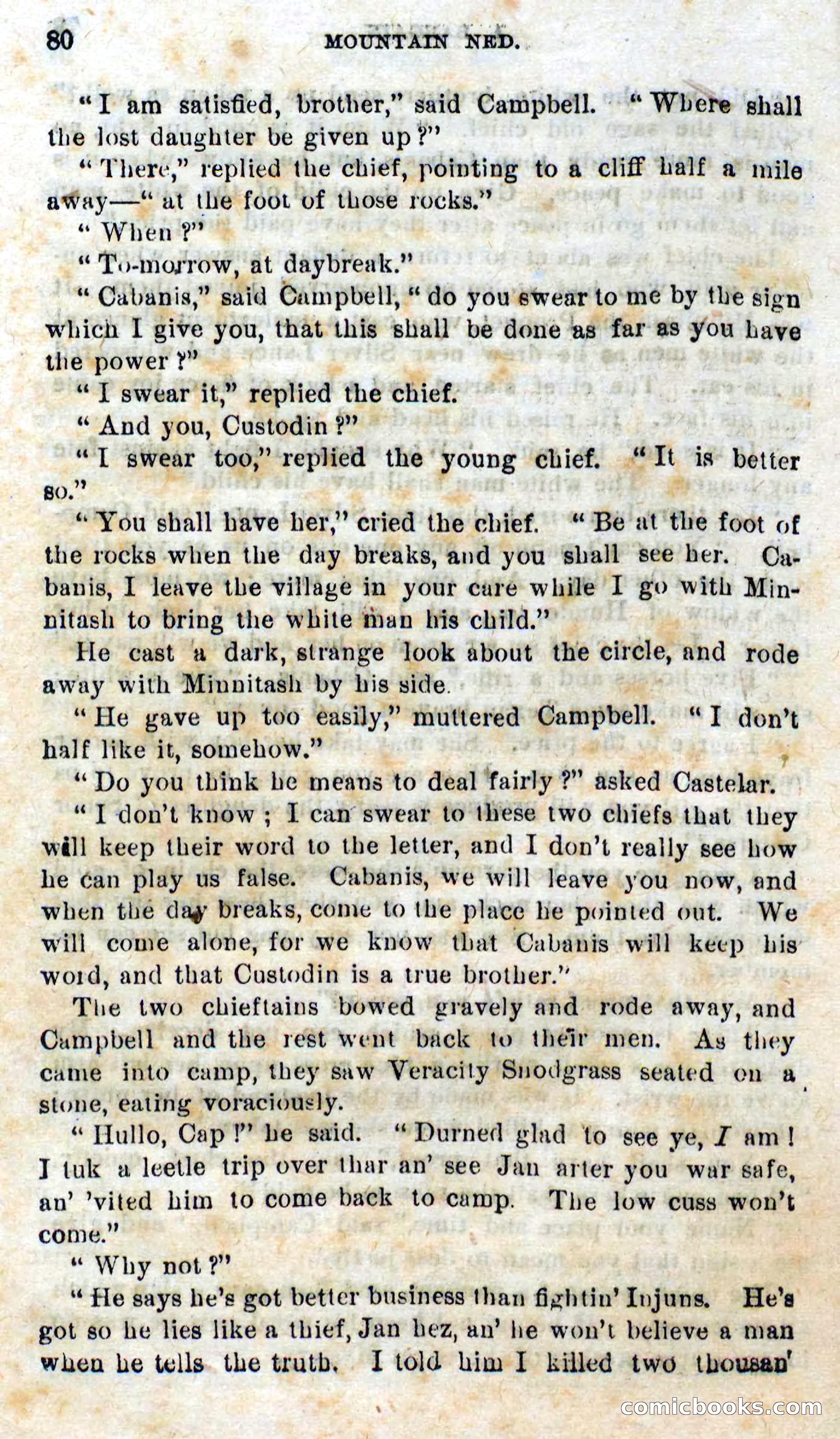 Beadle's Dime Novels No. 309: Mountain Ned — page 78 of 100