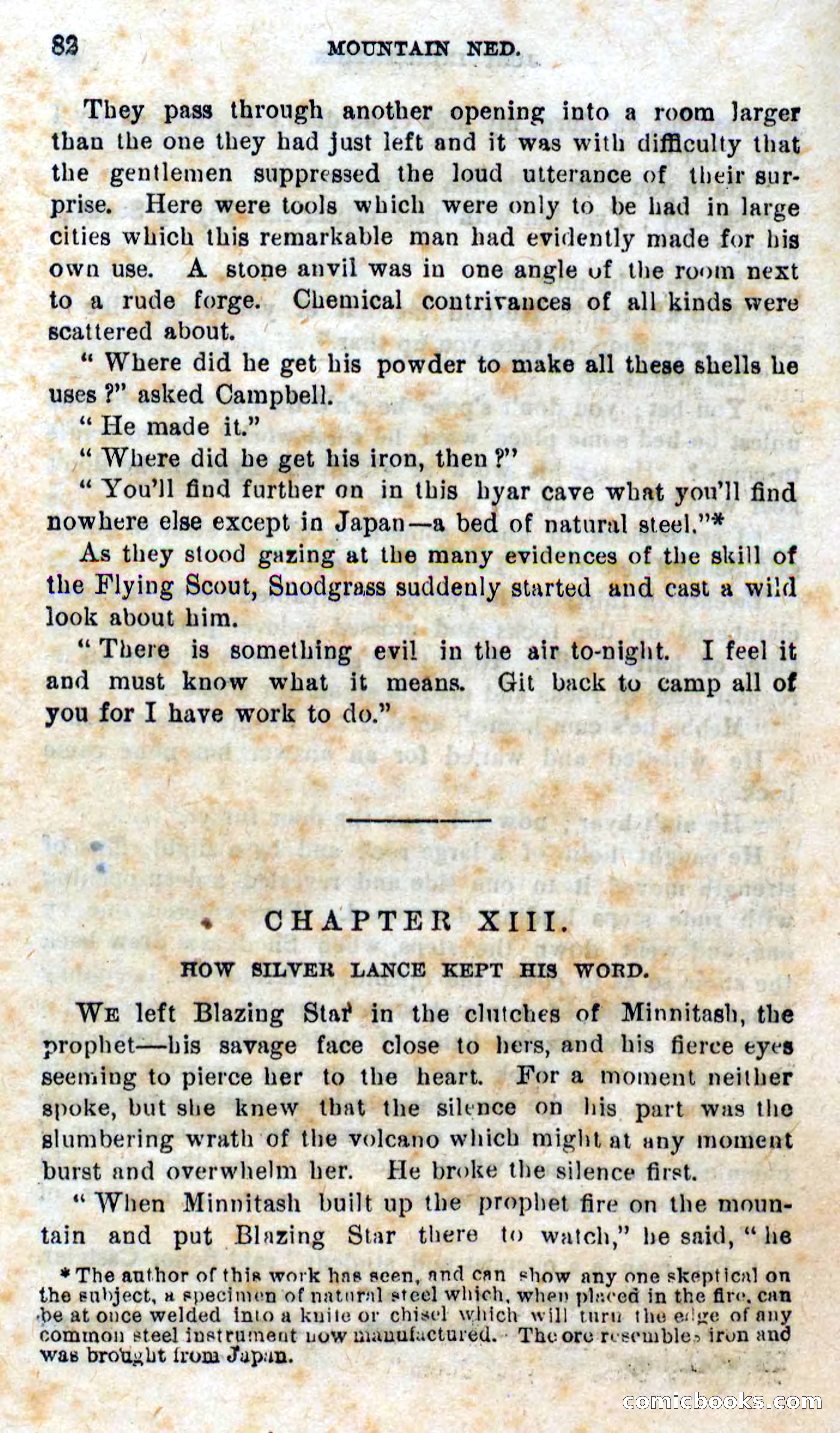 Beadle's Dime Novels No. 309: Mountain Ned — page 80 of 100