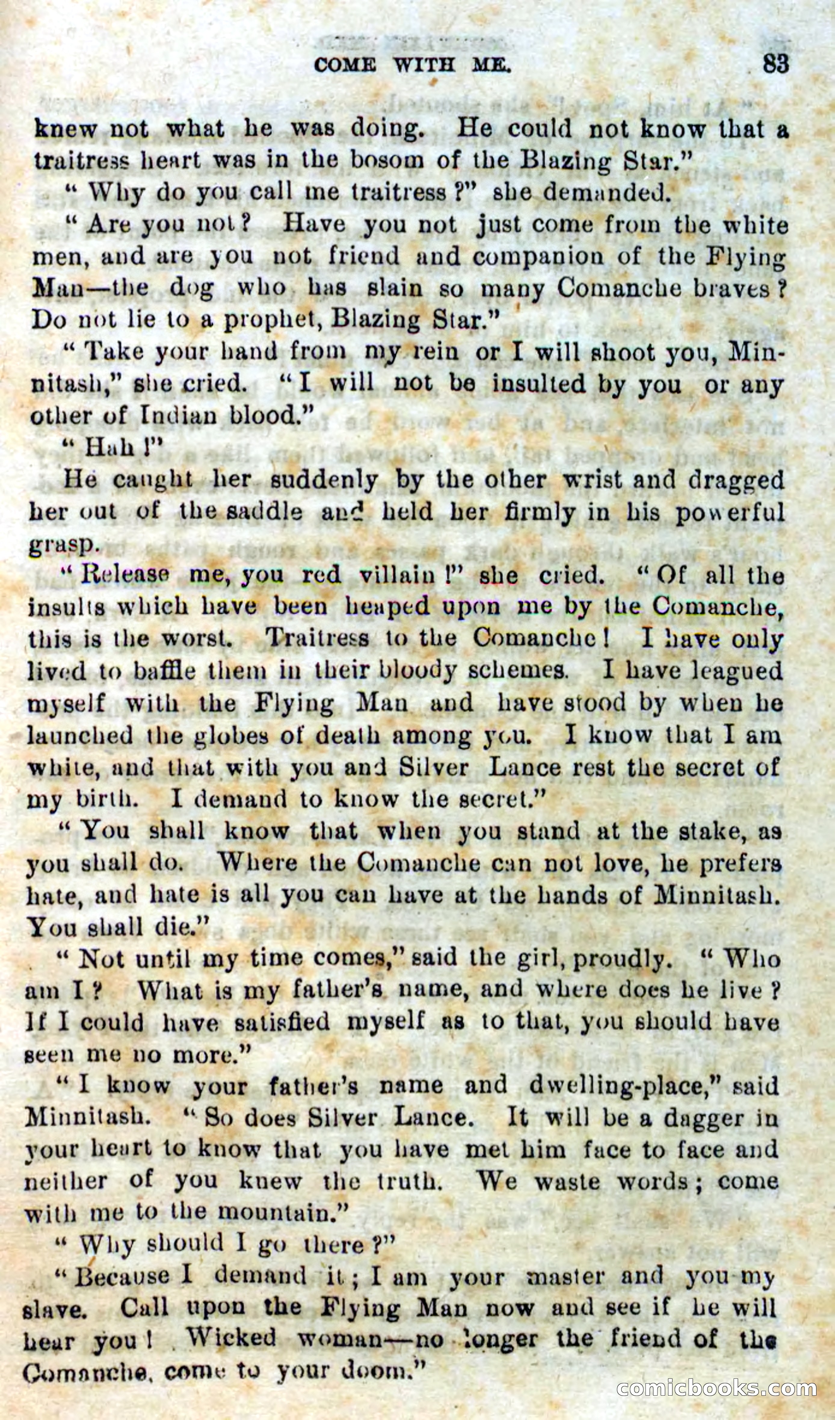 Beadle's Dime Novels No. 309: Mountain Ned — page 81 of 100
