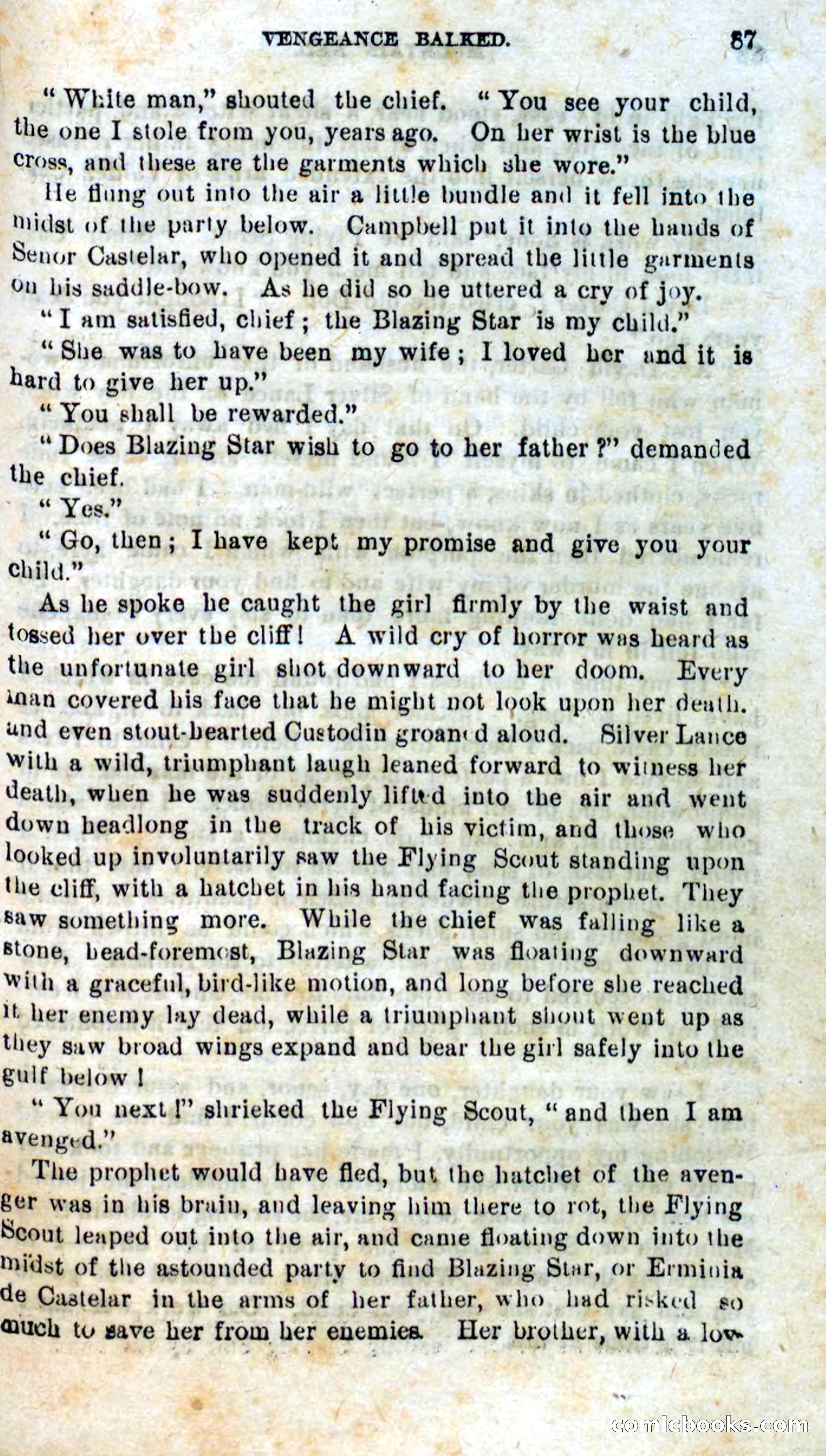 Beadle's Dime Novels No. 309: Mountain Ned — page 85 of 100