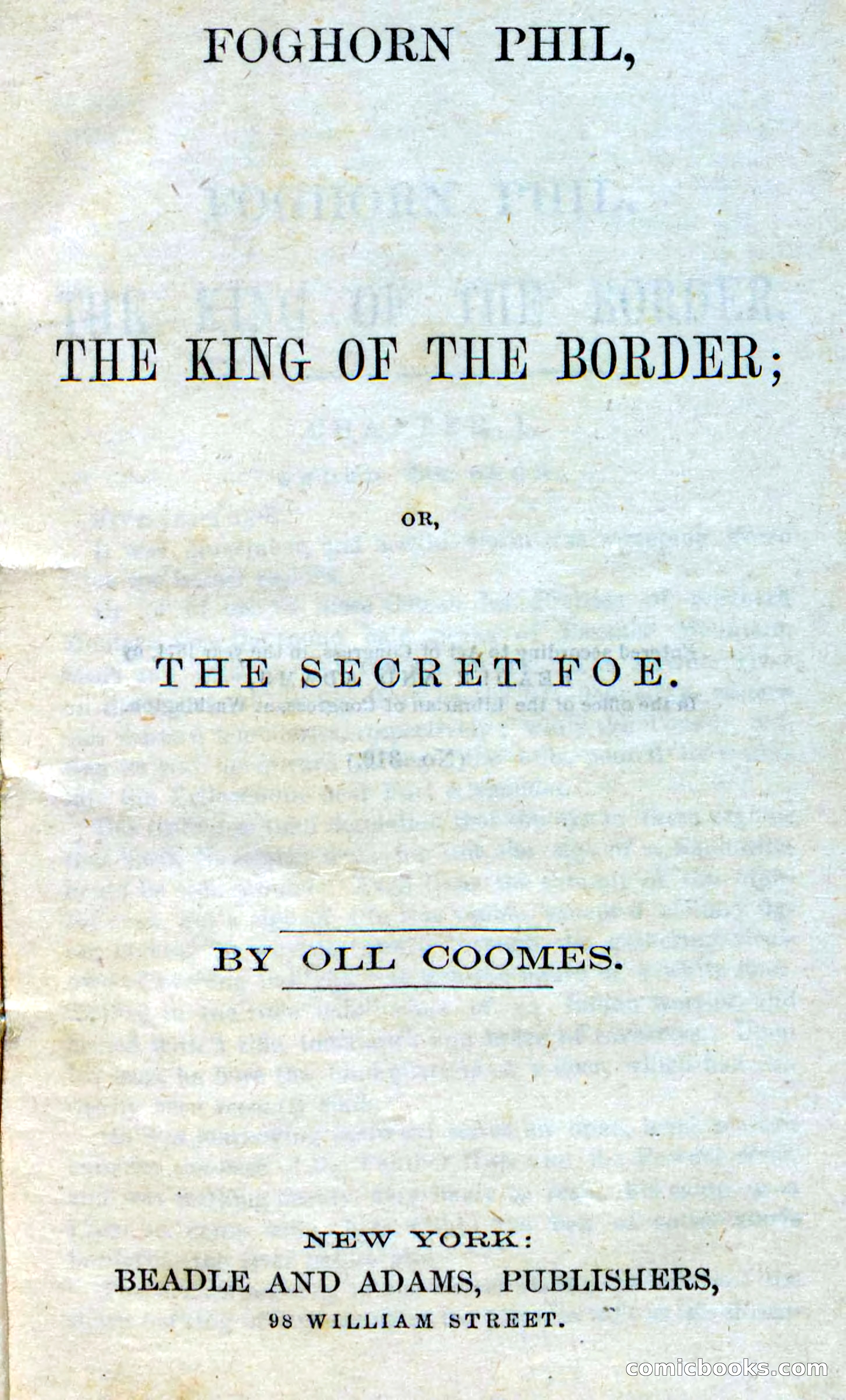 Beadle's Dime Novels No. 310: Foghorn Phil — page 5 of 94