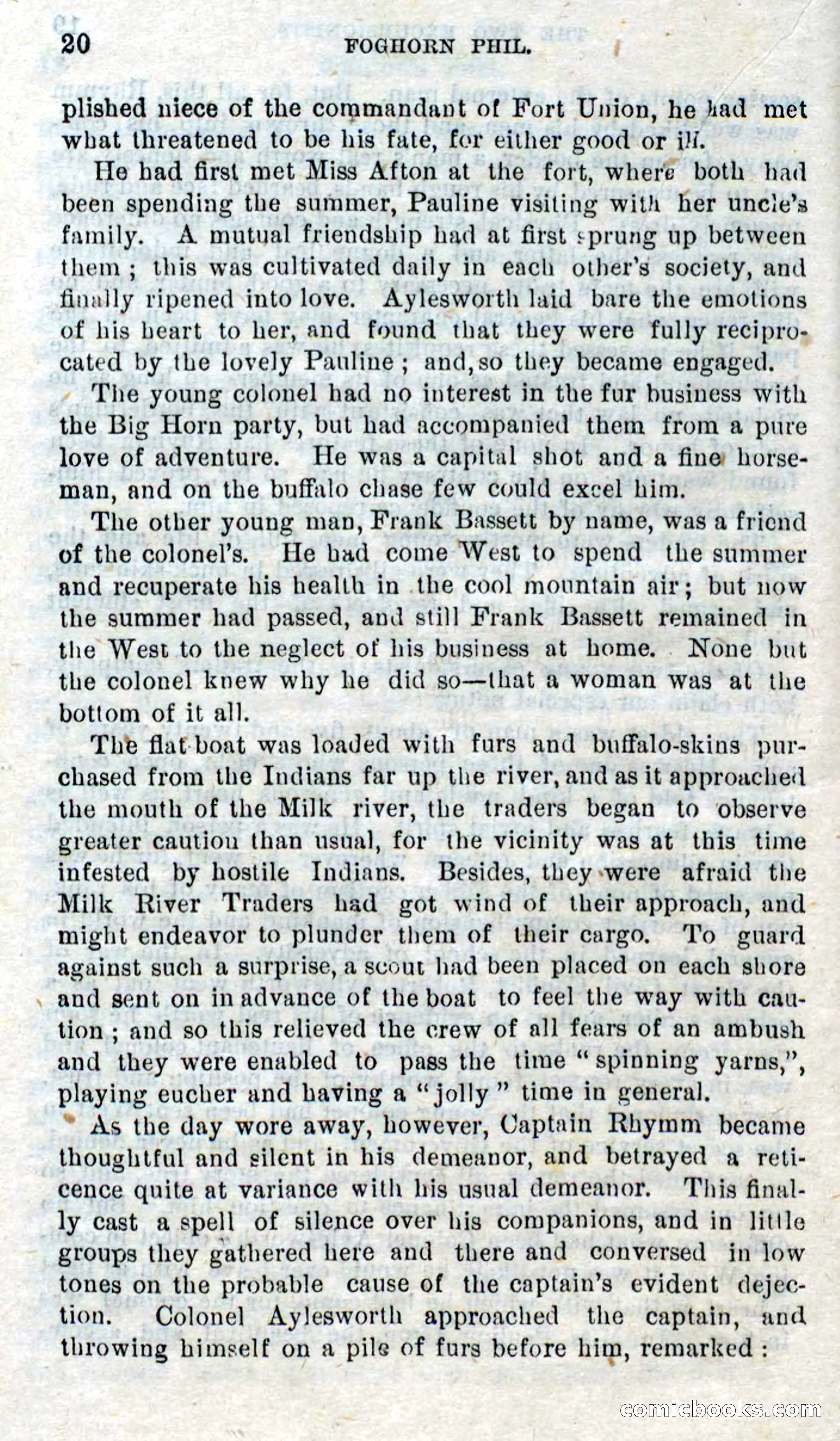 Beadle's Dime Novels No. 310: Foghorn Phil — page 18 of 94