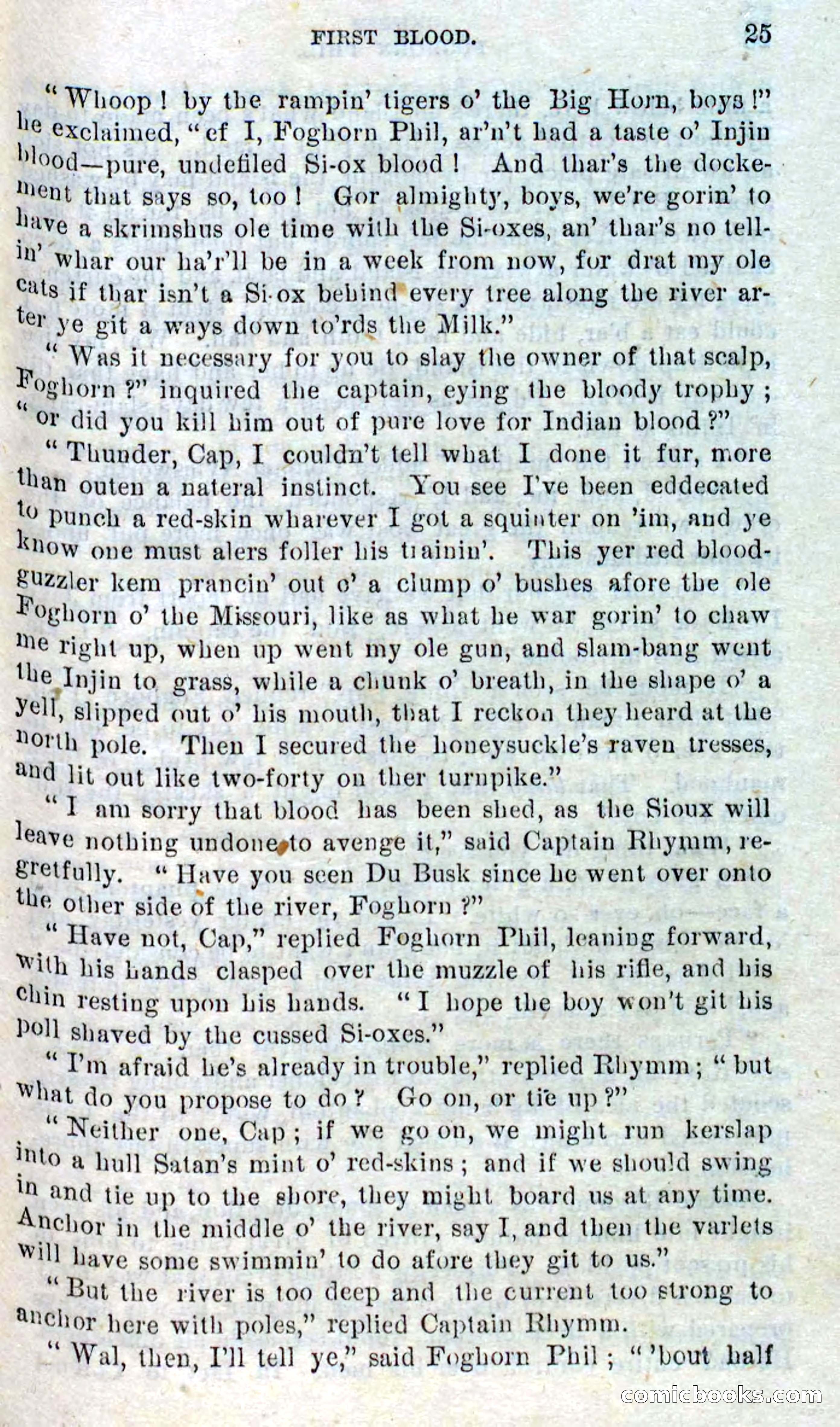 Beadle's Dime Novels No. 310: Foghorn Phil — page 23 of 94