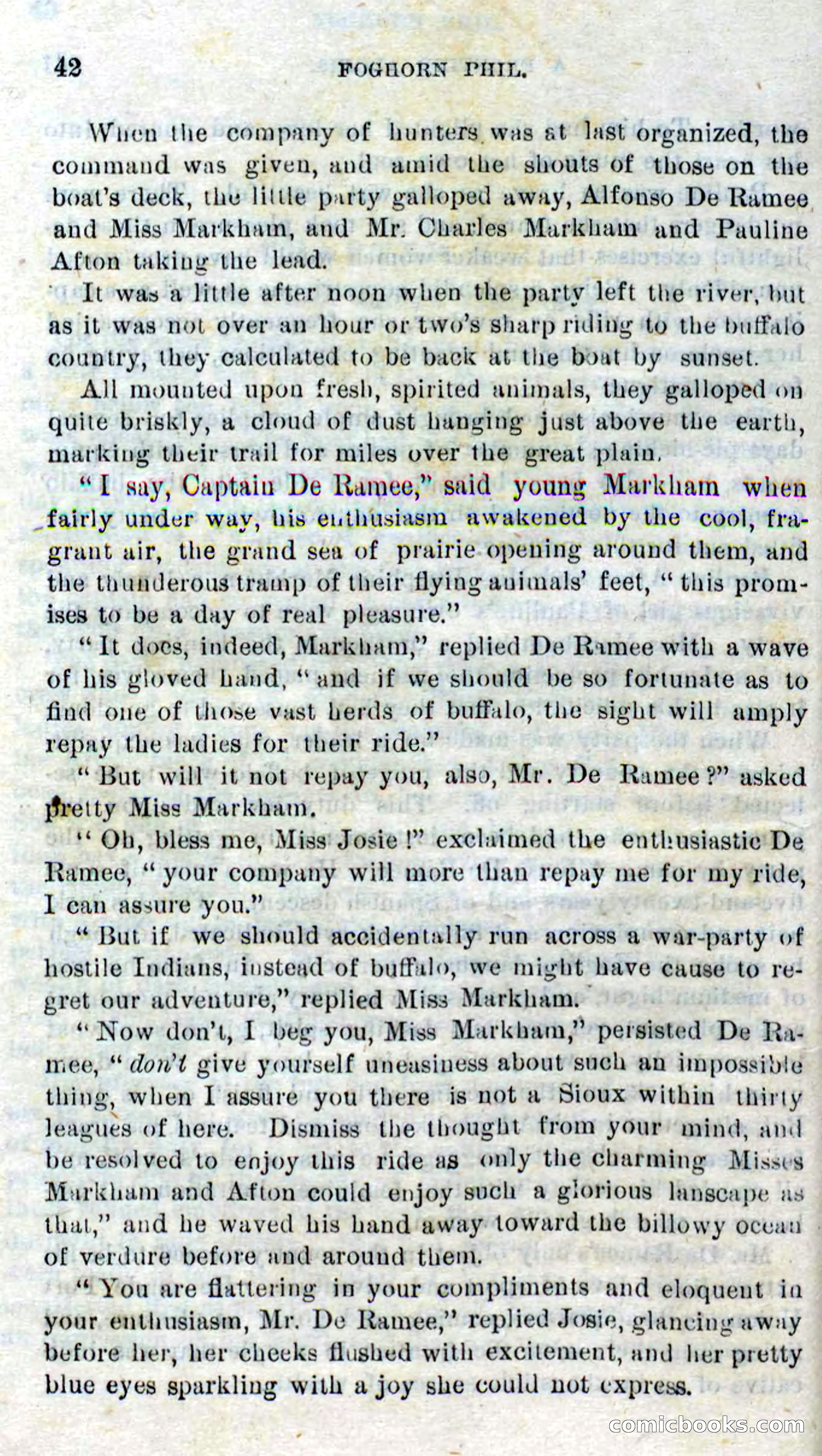 Beadle's Dime Novels No. 310: Foghorn Phil — page 40 of 94