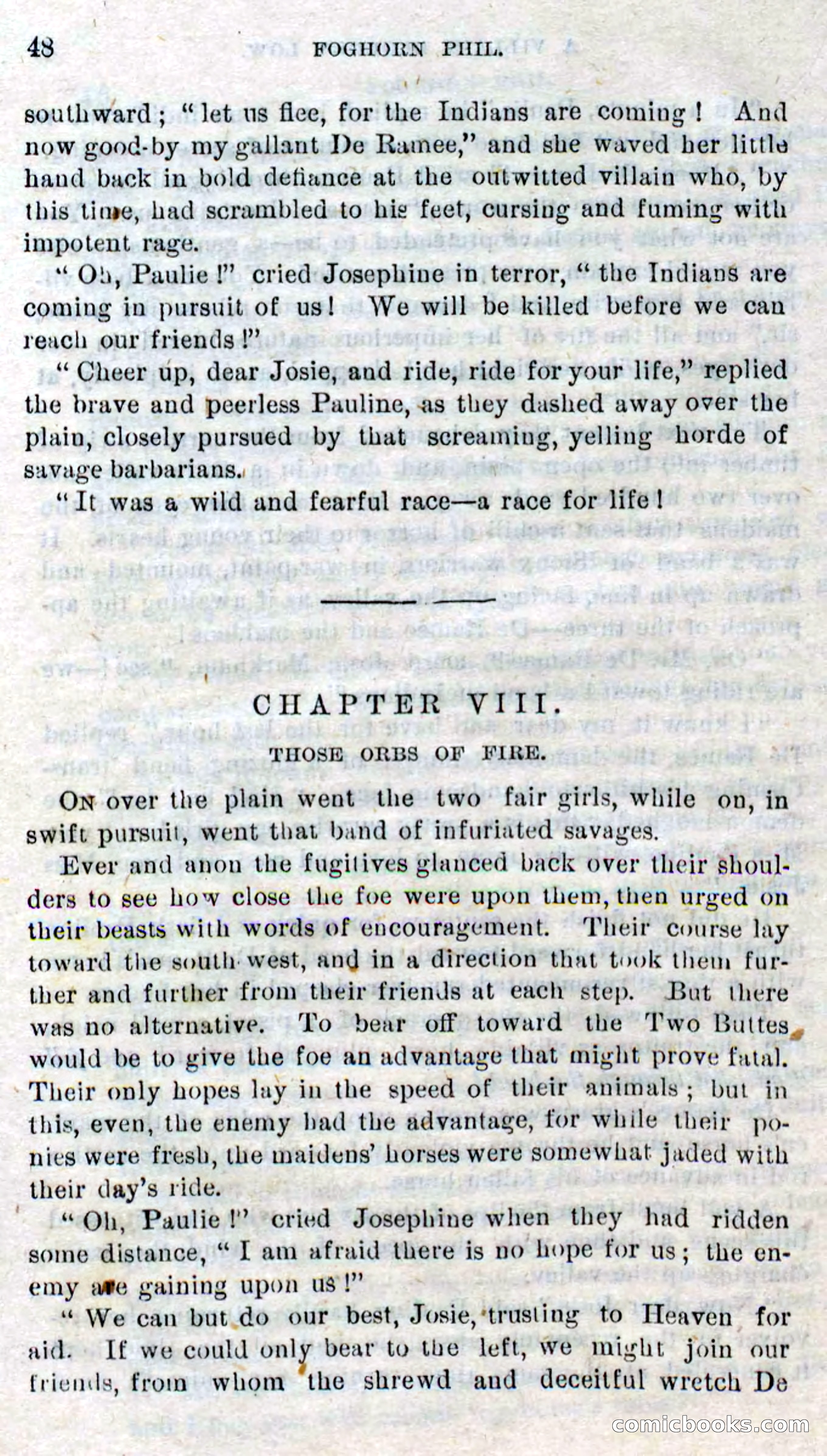 Beadle's Dime Novels No. 310: Foghorn Phil — page 46 of 94