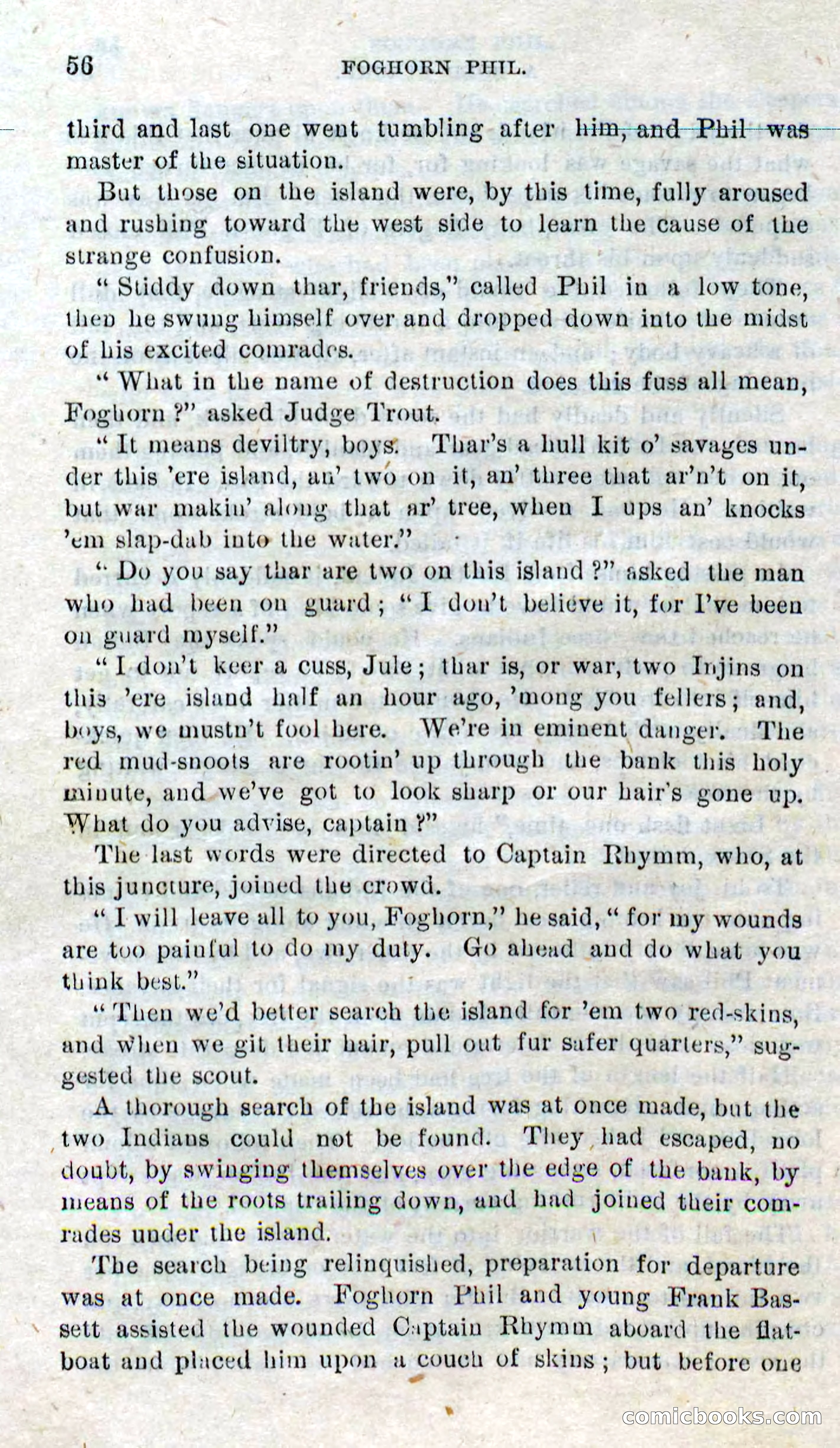 Beadle's Dime Novels No. 310: Foghorn Phil — page 54 of 94